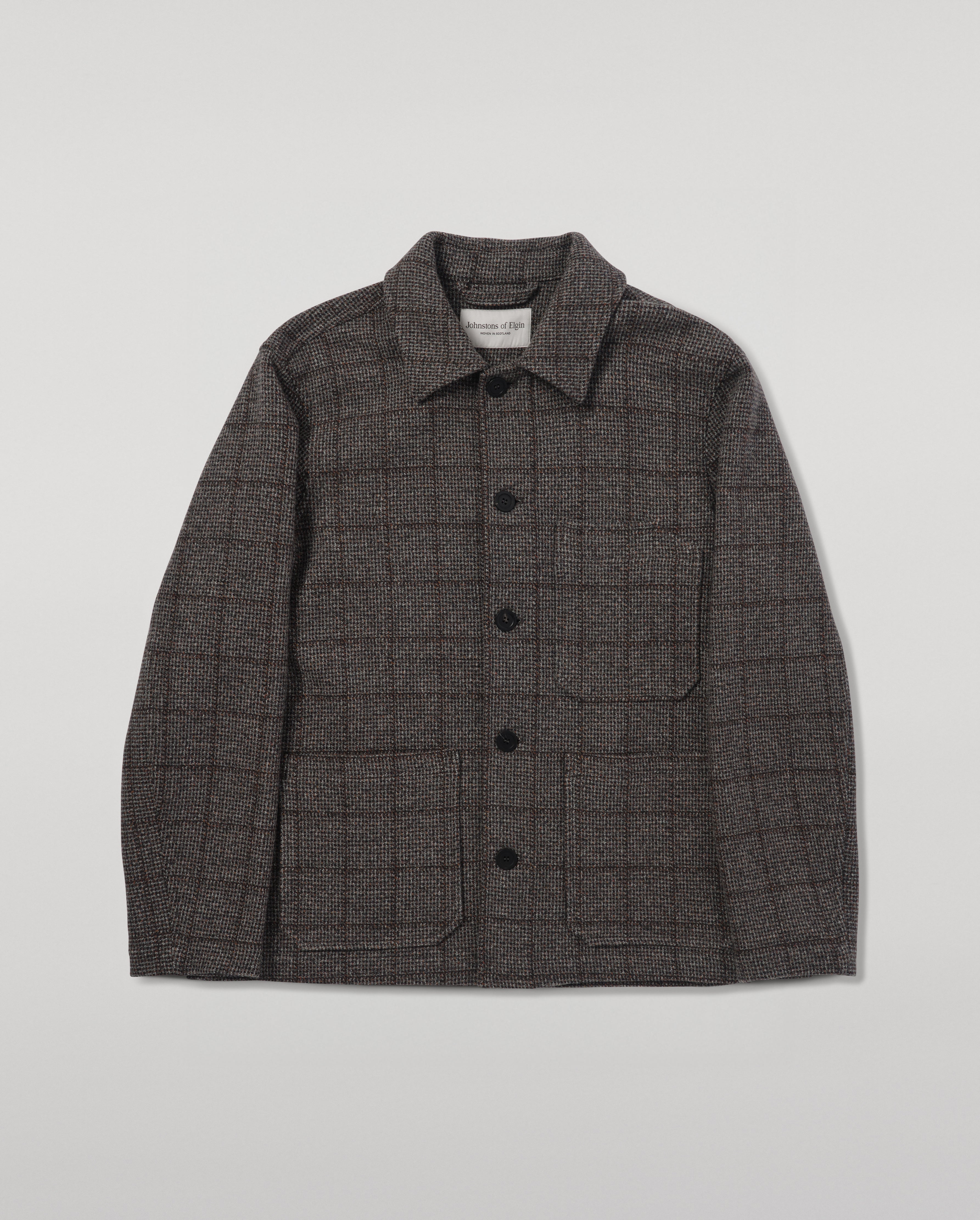 Johnstons of Elgin - The Weavers Jacket | Peregrine Tweed Windowpane