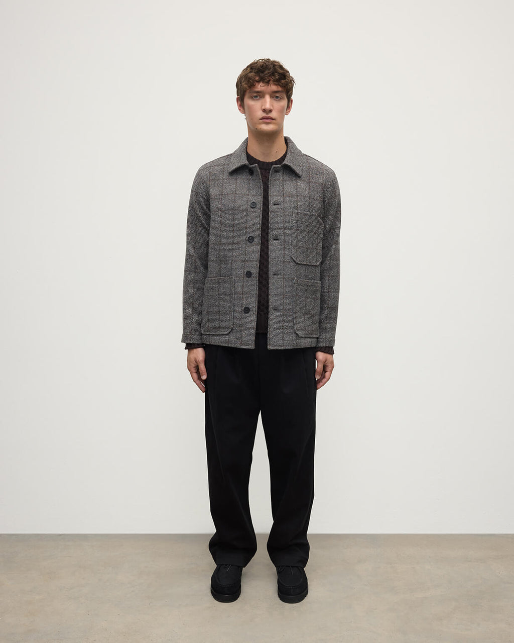 Johnstons of Elgin - The Weavers Jacket | Peregrine Tweed Windowpane