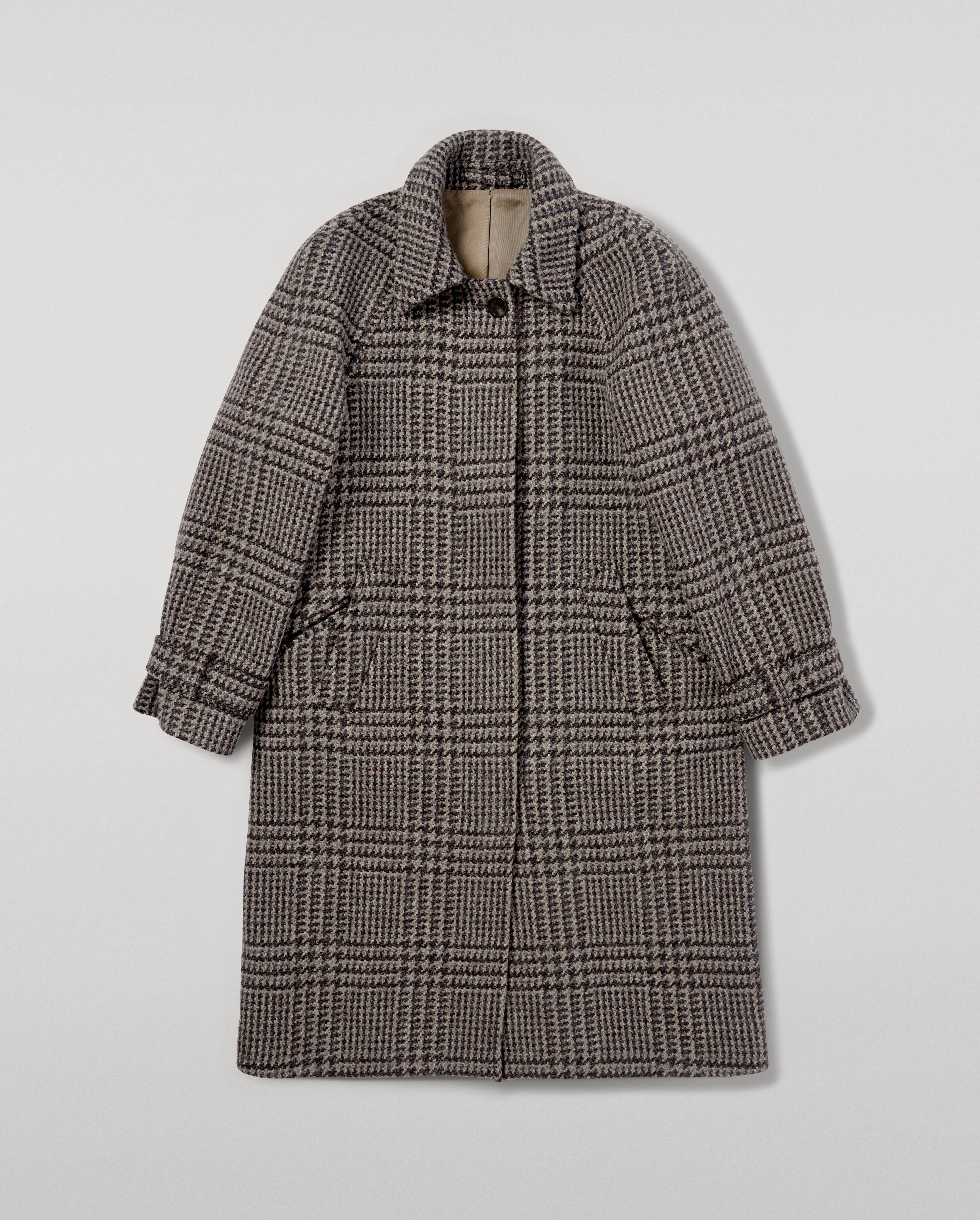 Johnstons of Elgin - Women's Balmacaan Coat | Peregrine Glen Urquhart