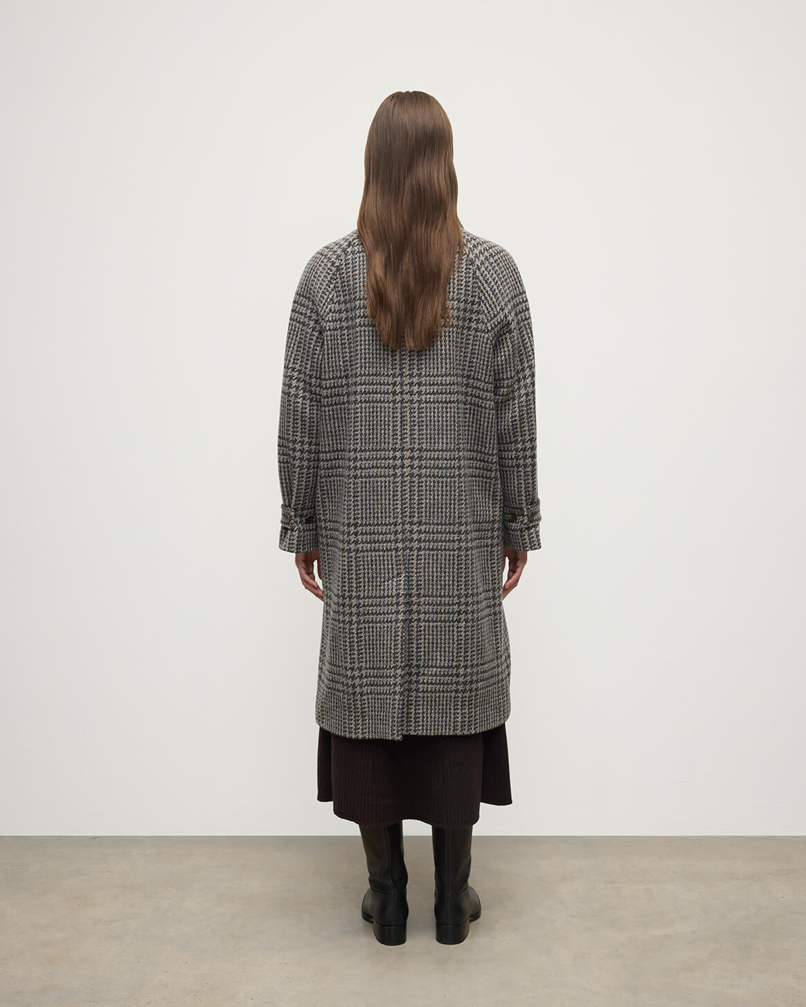 Johnstons of Elgin - Women's Balmacaan Coat | Peregrine Glen Urquhart