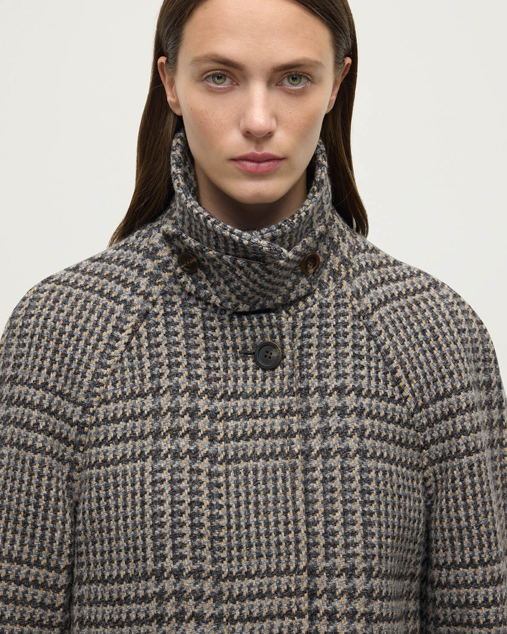 Johnstons of Elgin - Women's Balmacaan Coat | Peregrine Glen Urquhart