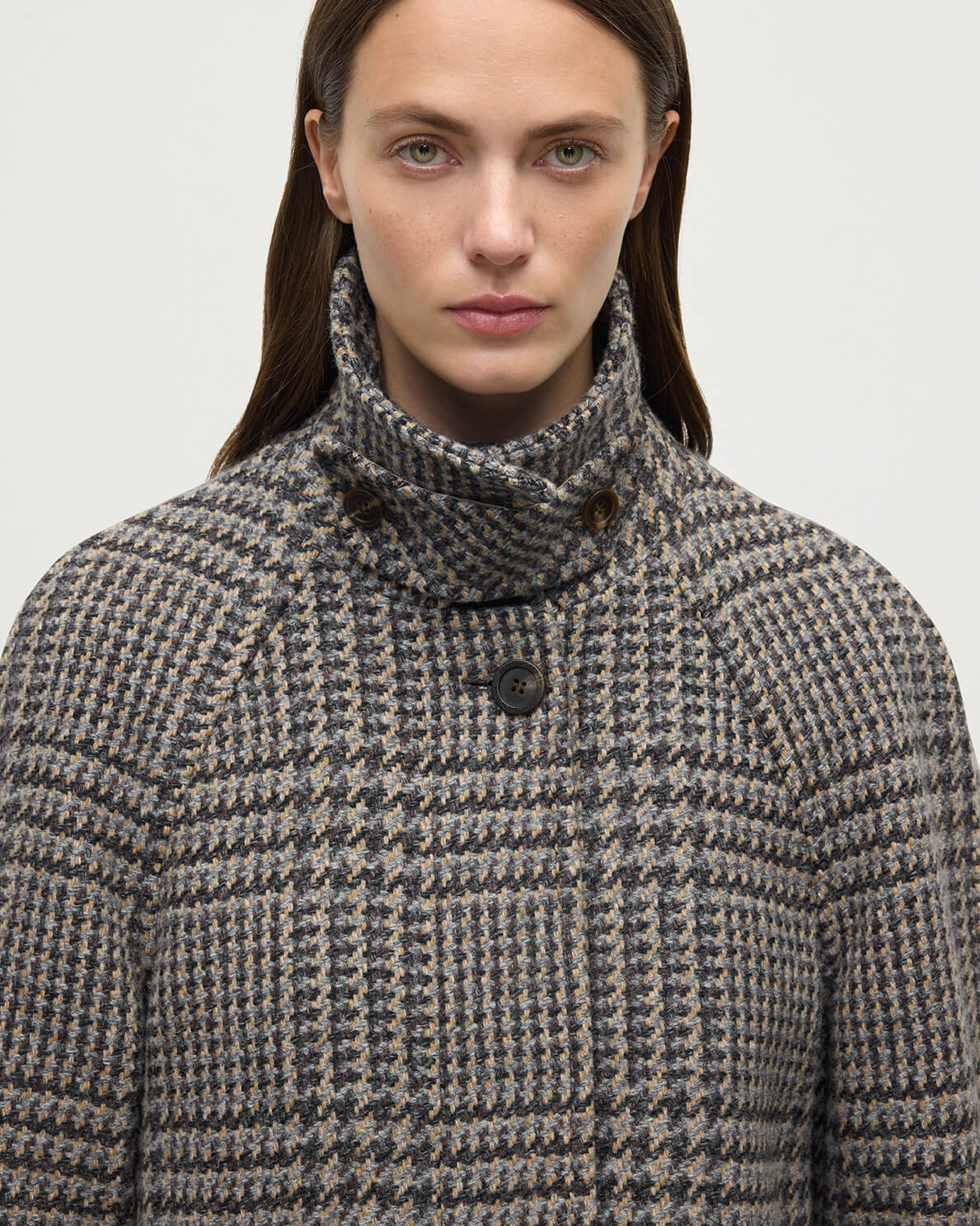 Johnstons of Elgin - Women's Balmacaan Coat | Peregrine Glen Urquhart