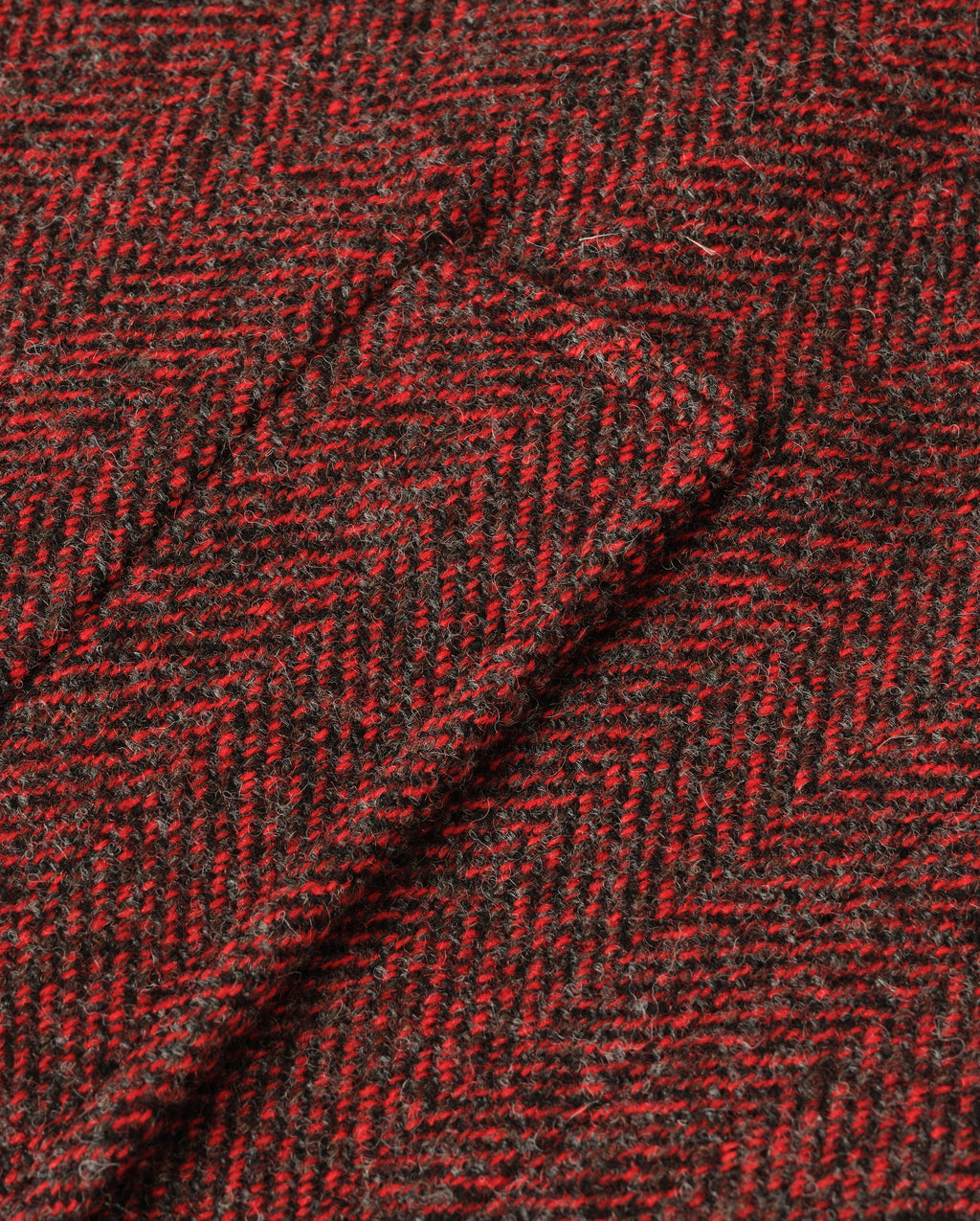 Johnstons of Elgin - Brodie Wool Car Coat | Red Herringbone