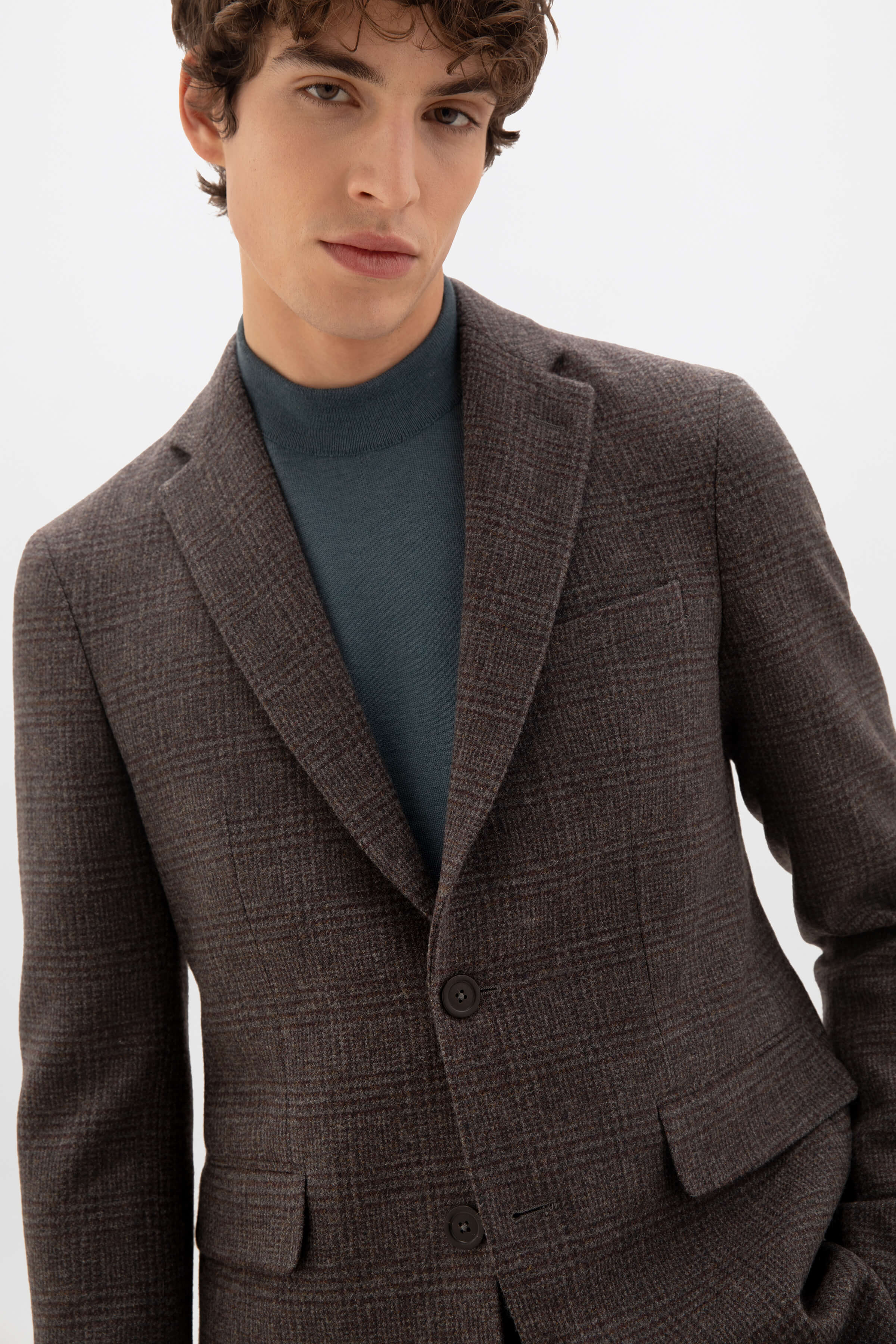 Johnstons of Elgin - Glen Check Tweed Jacket