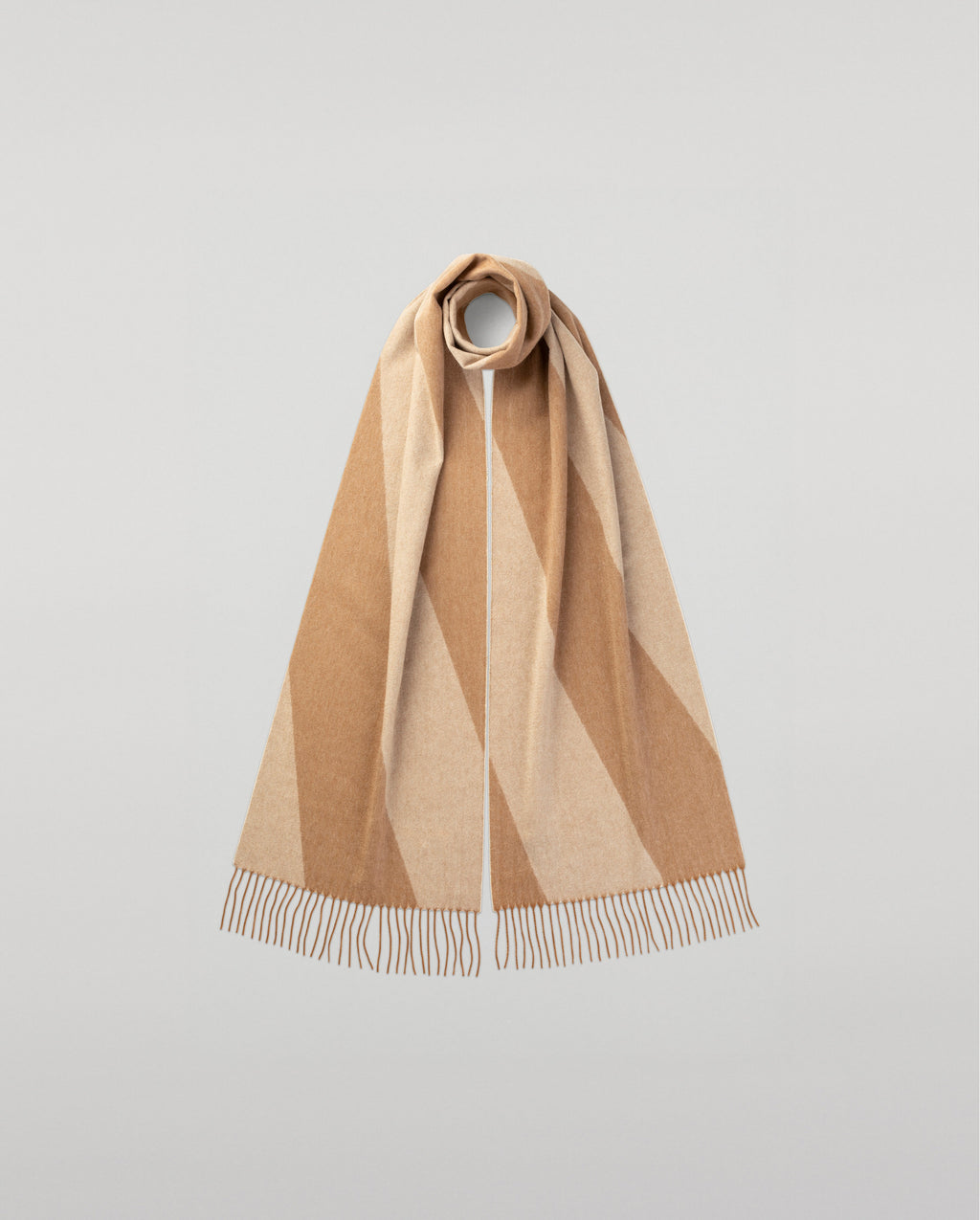 Johnstons of Elgin - Chevron Cashmere Vicuña Skinny Scarf
