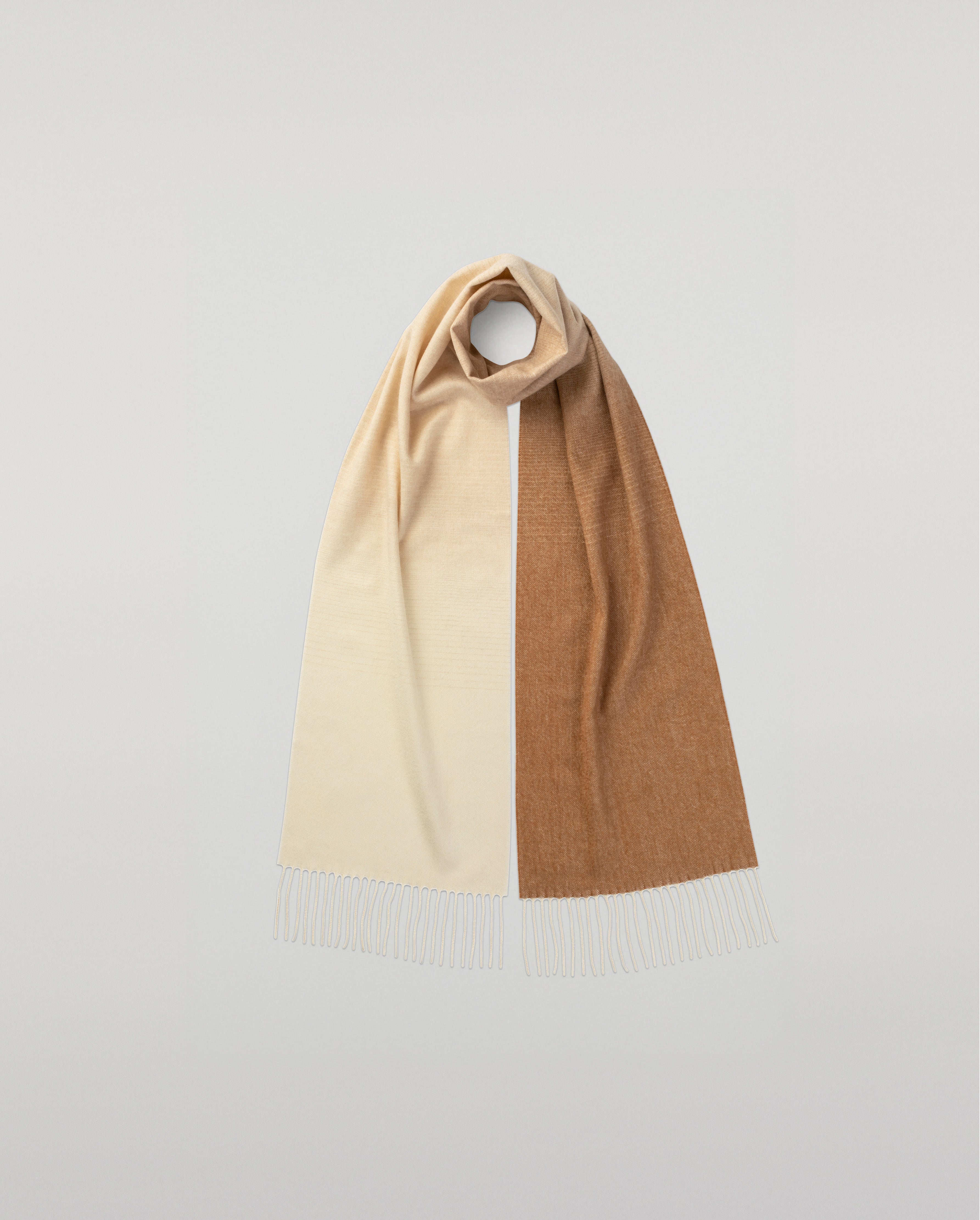 Johnstons of Elgin - Vicuña Blend Ombré Skinny Scarf