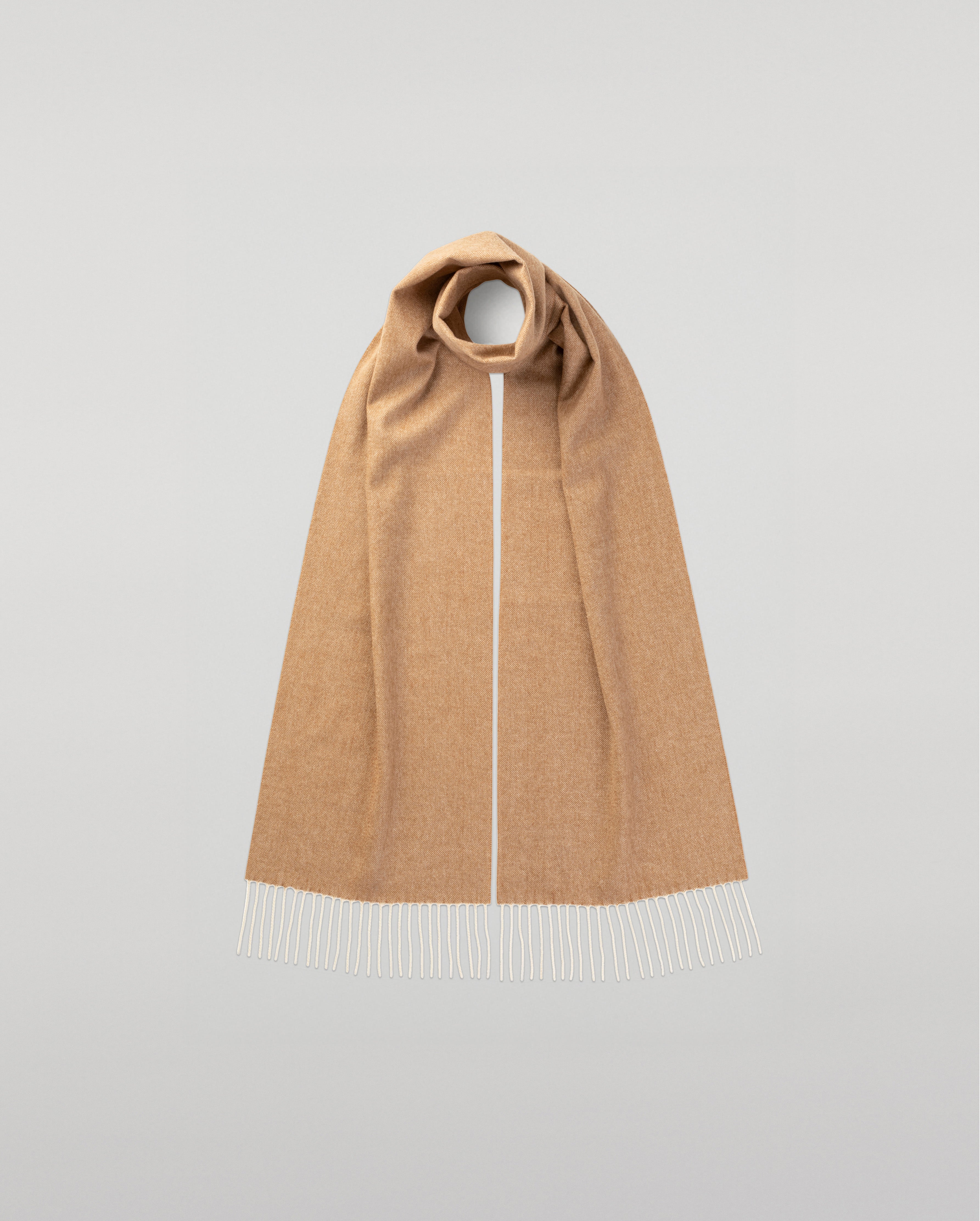 Johnstons of Elgin - Herringbone Cashmere & Vicuña Scarf