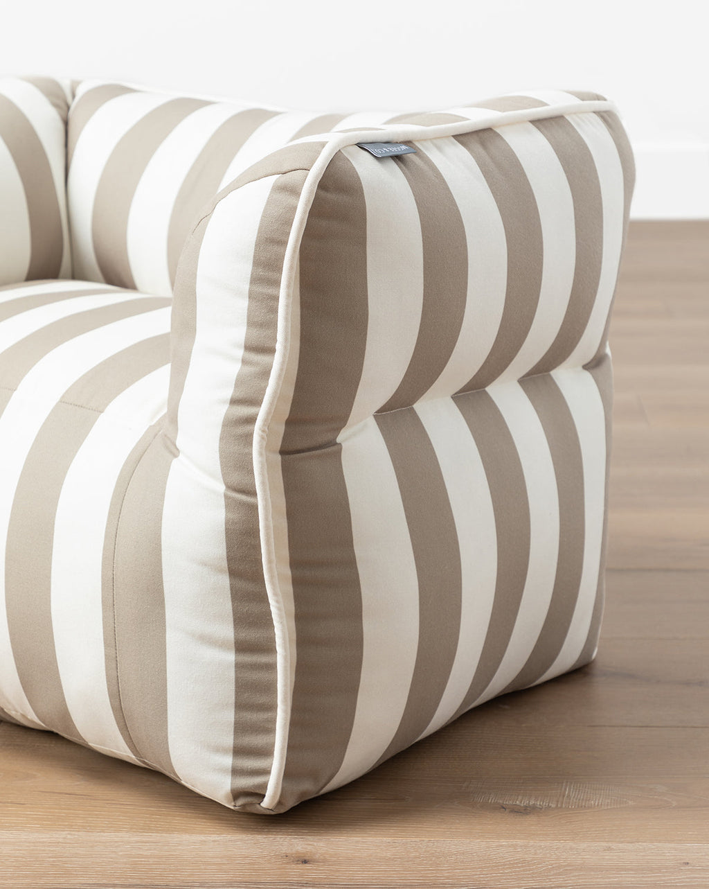 McGee & Co - Tan Striped Kids Chair