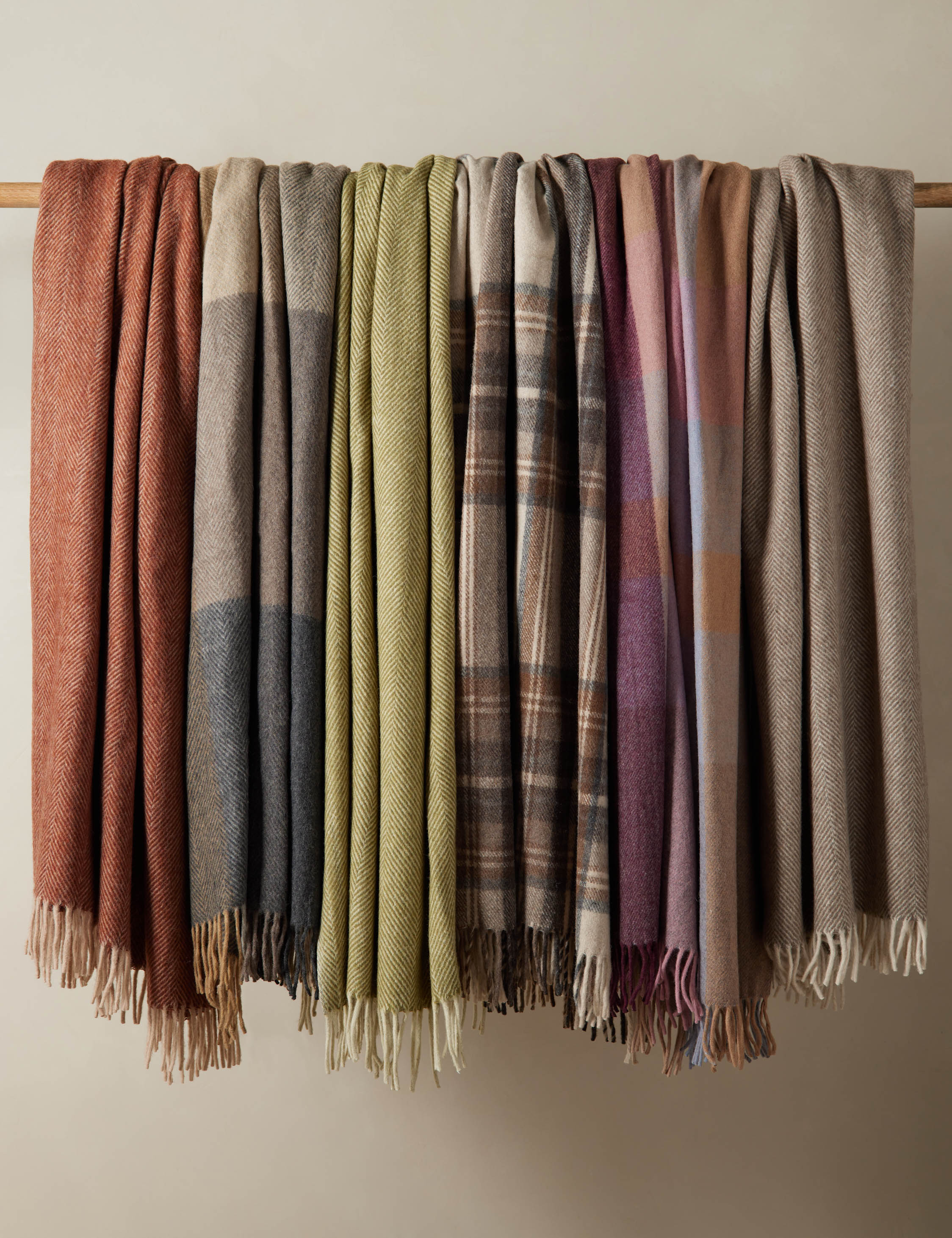 Lulu and Georgia - Recycled Wool Throw by TBCo