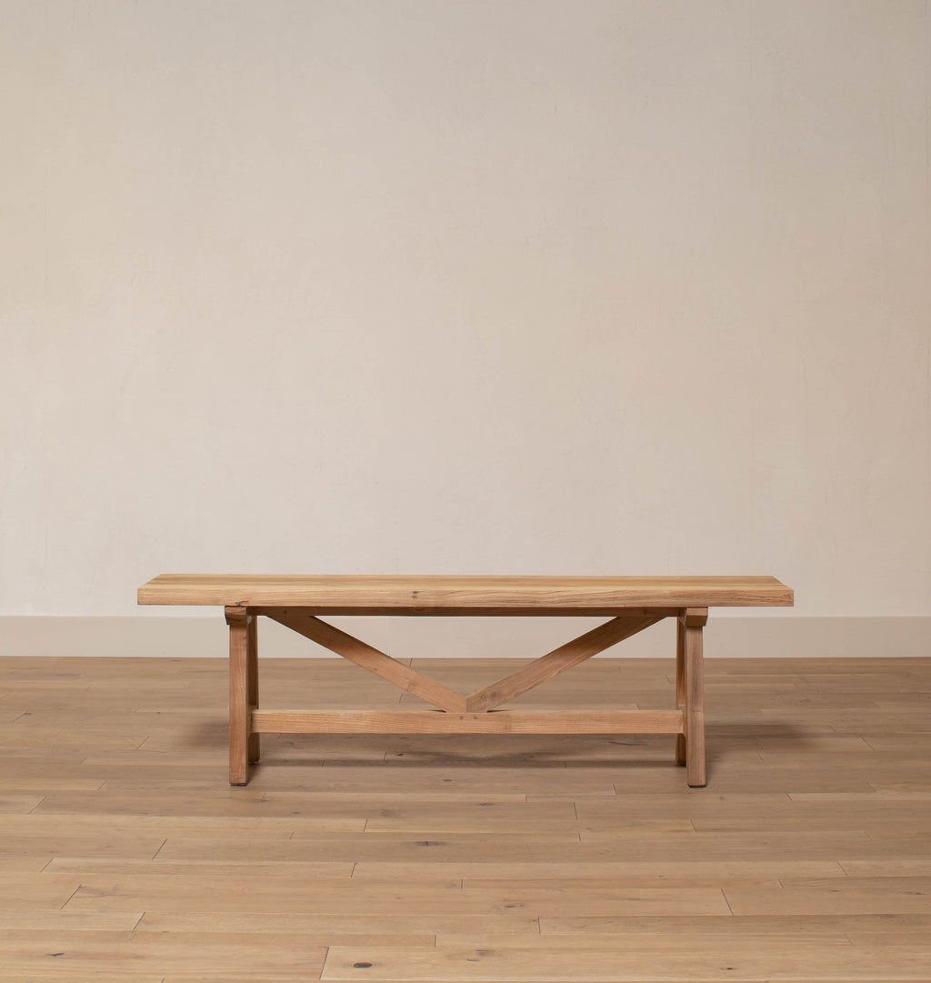 Amber Interiors - Indoor / Outdoor Farm Bench