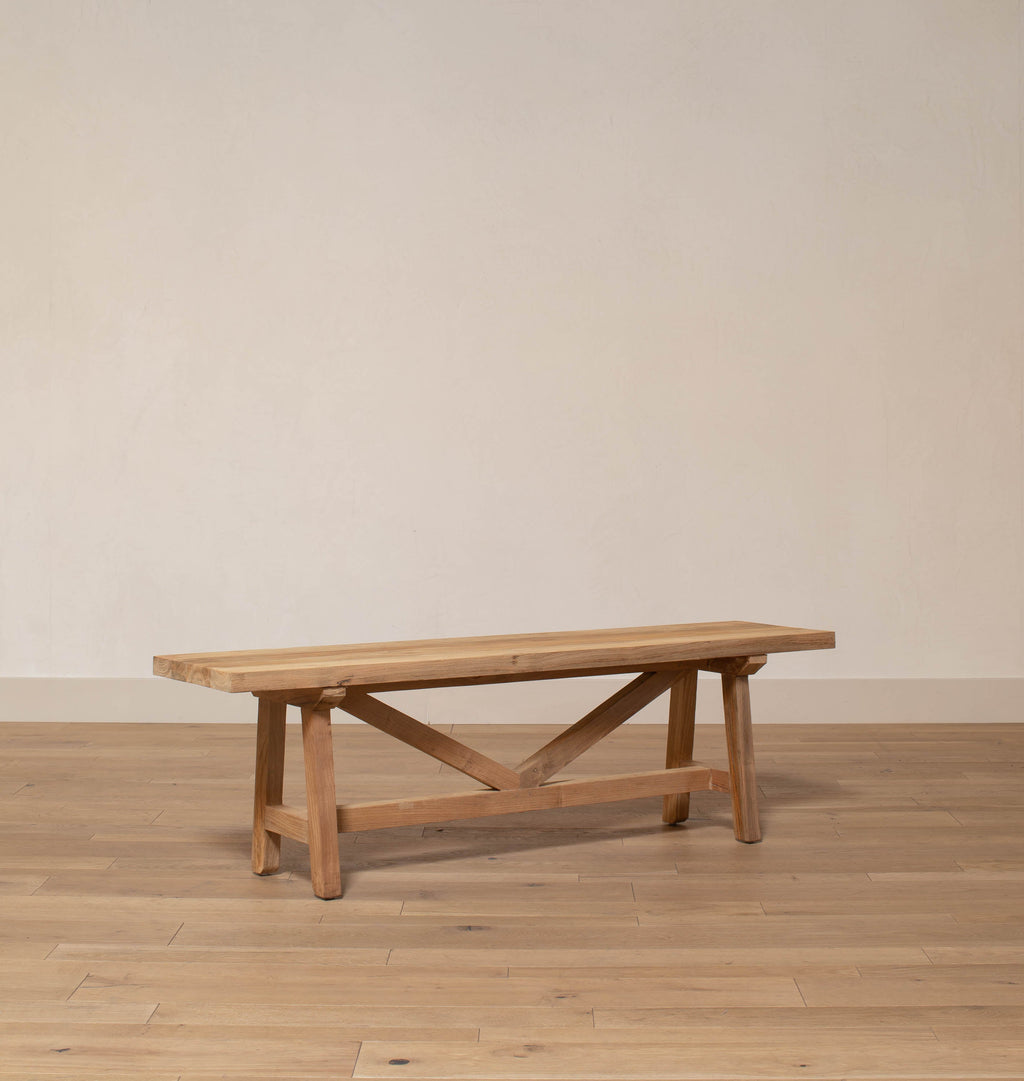 Amber Interiors - Indoor / Outdoor Farm Bench