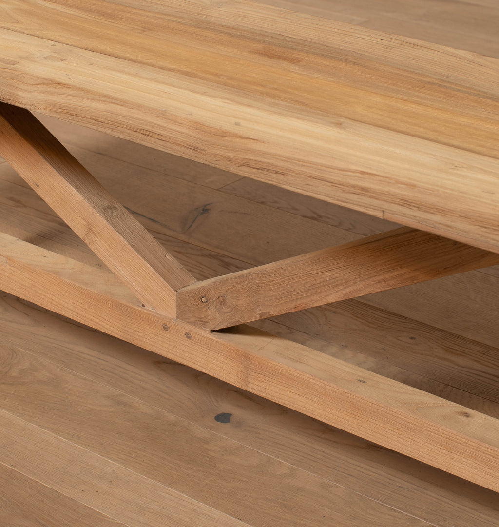 Amber Interiors - Indoor / Outdoor Farm Bench