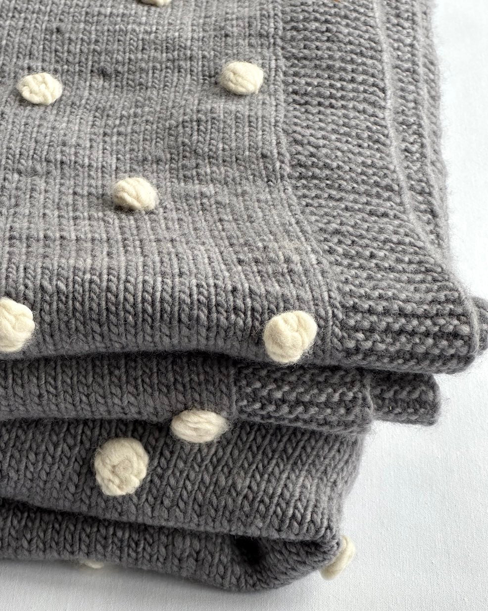 Terra Klay - Mamta Popcorn Knit Wool Blanket