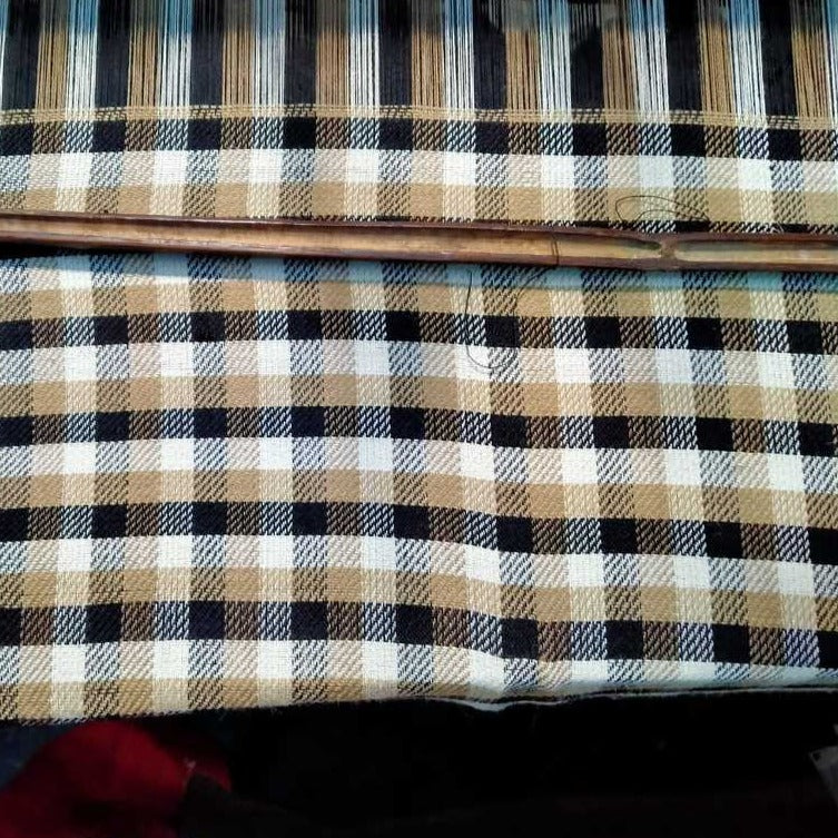 Terra Klay - Hansa Plaid Throw Blanket