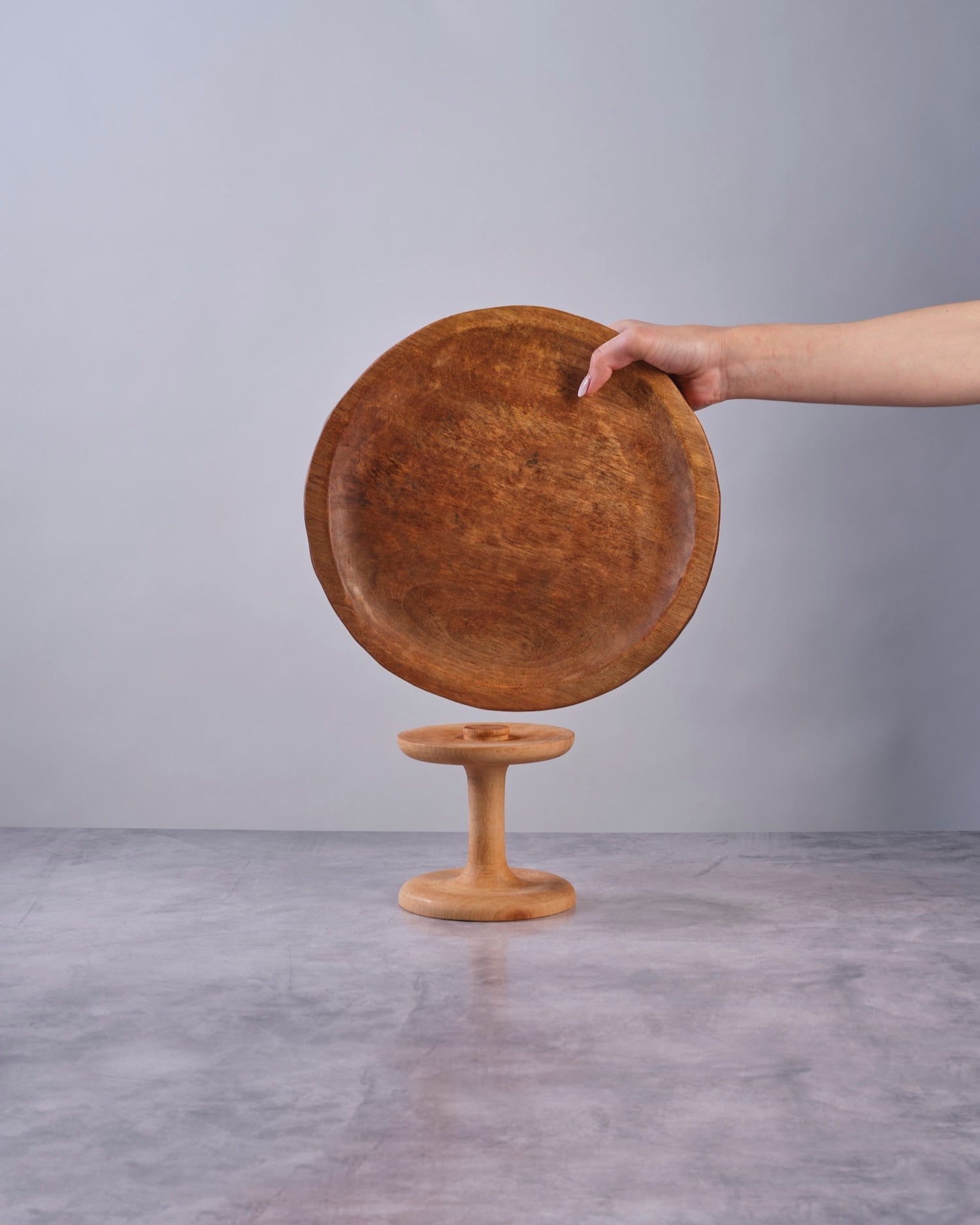 Terra Klay - Wood Cake Stand