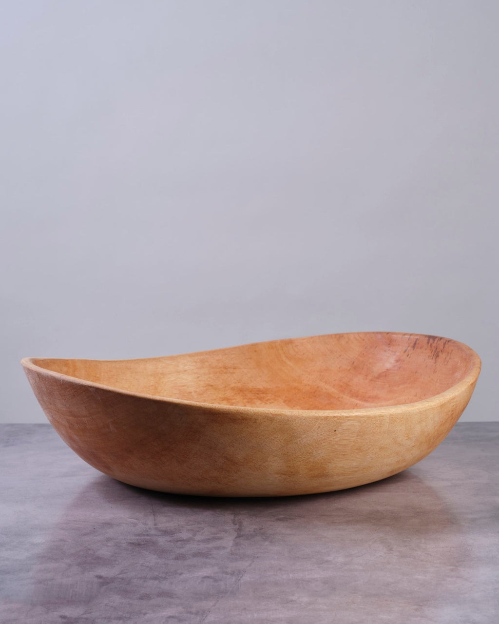 Terra Klay - Large 17 inch Contemporary "Wave" Wood Bowl