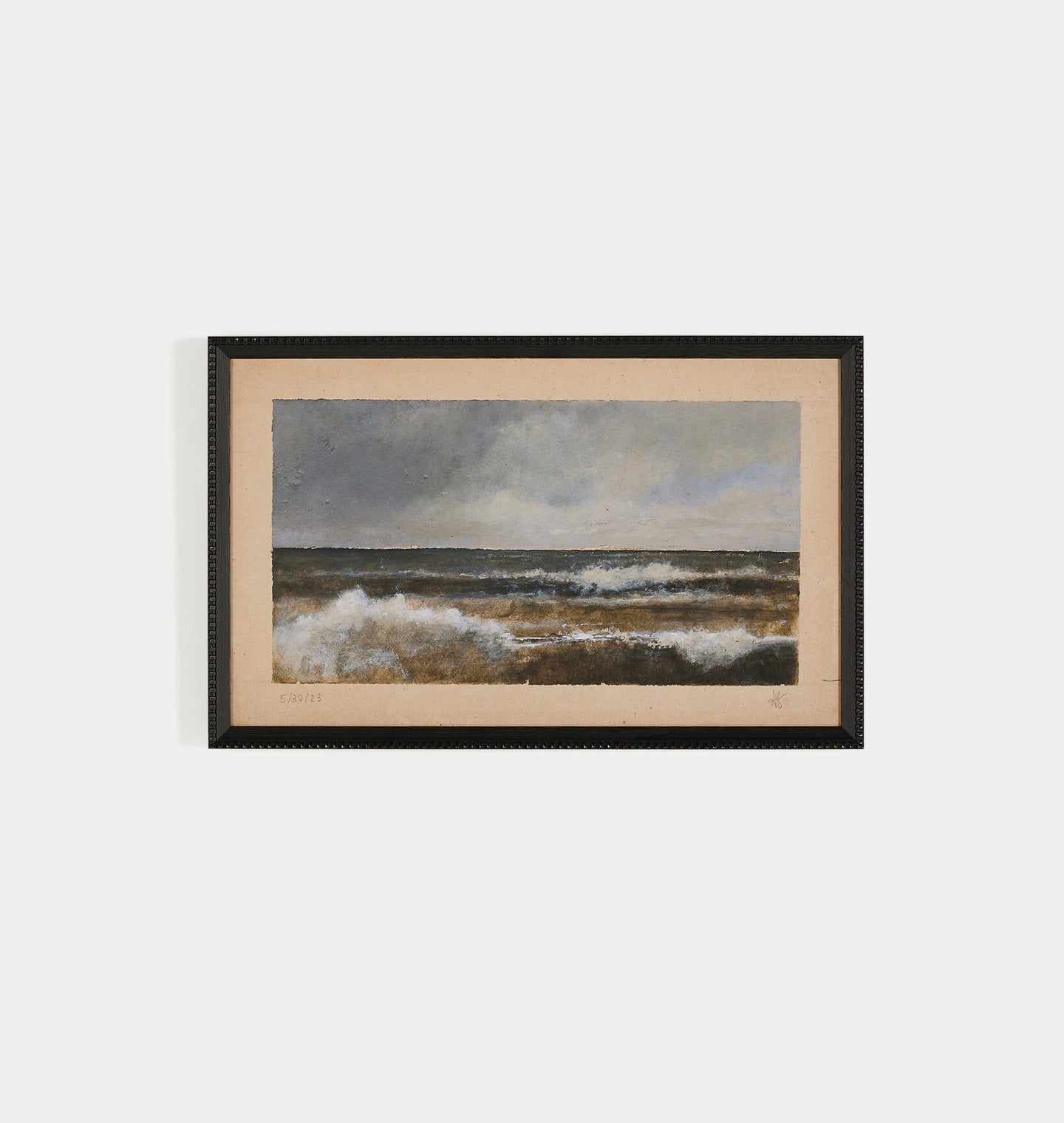 Amber Interiors - Tides A Changing by Aileen Fitzgerald Framed Print