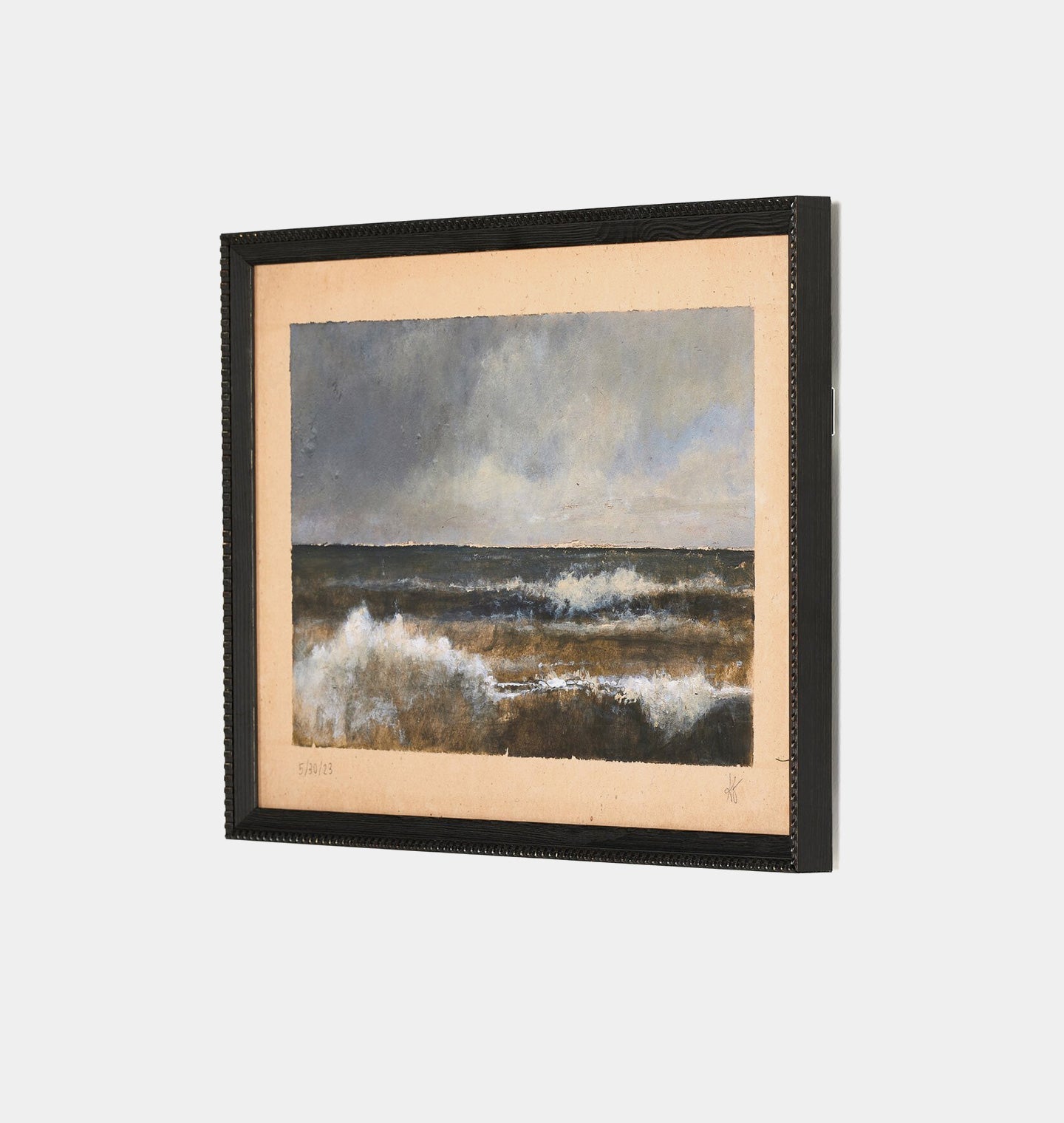 Amber Interiors - Tides A Changing by Aileen Fitzgerald Framed Print