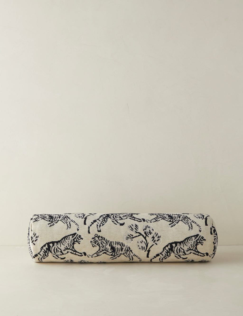 Lulu and Georgia - Tiger Jacquard Bolster Pillow by Sarah Sherman Samuel