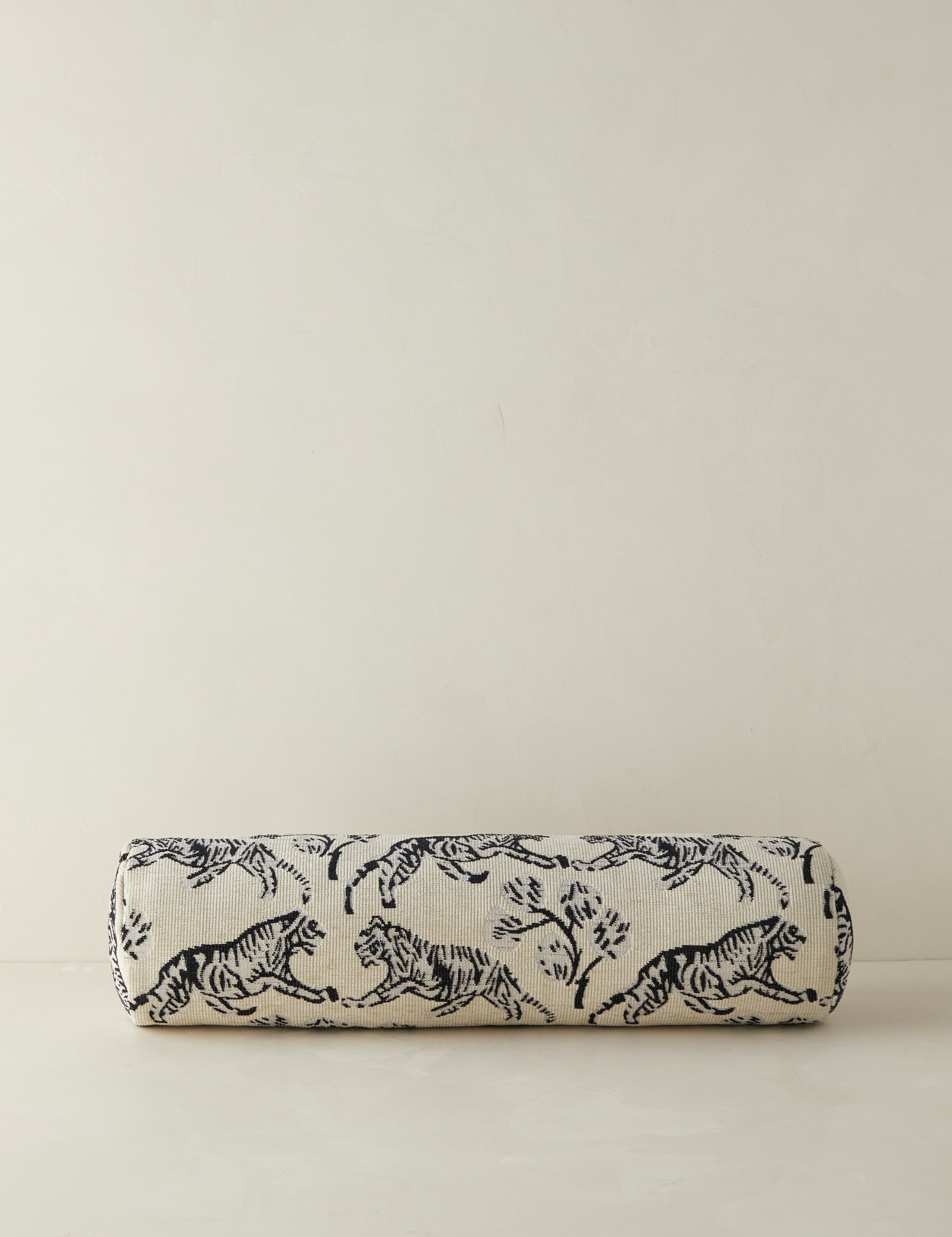 Lulu and Georgia - Tiger Jacquard Bolster Pillow by Sarah Sherman Samuel
