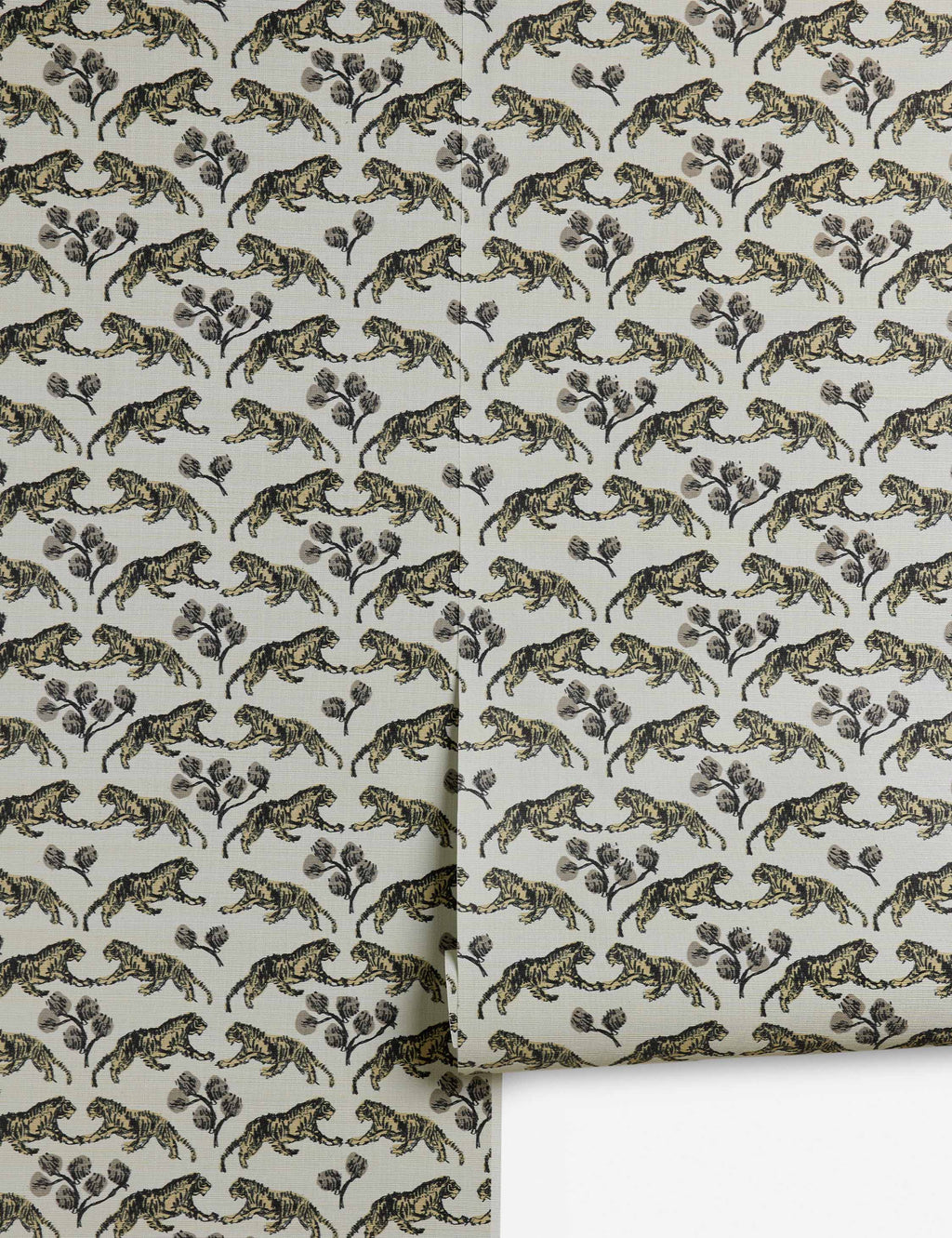 Lulu and Georgia - Tiger Grasscloth Wallpaper by Sarah Sherman Samuel