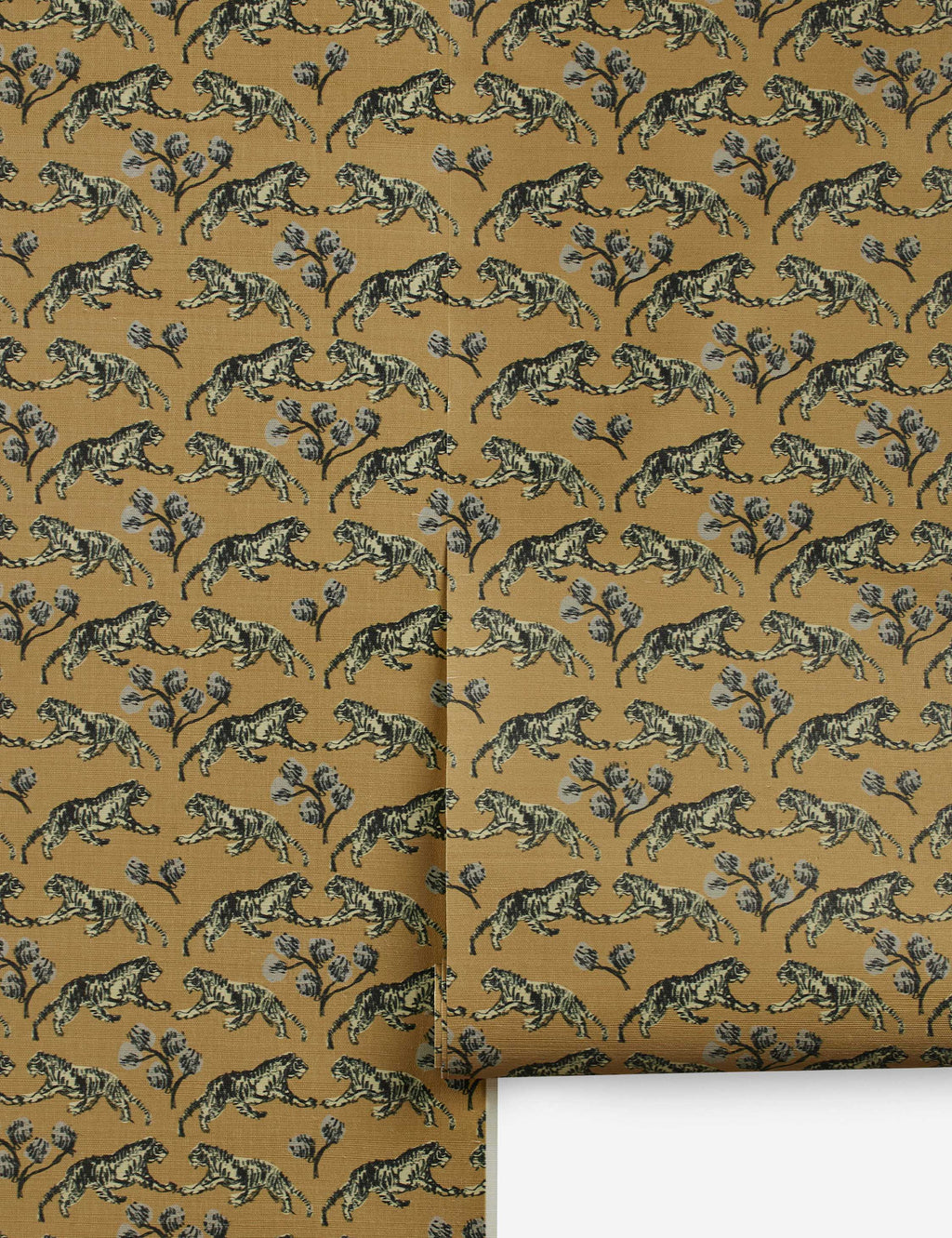 Lulu and Georgia - Tiger Grasscloth Wallpaper by Sarah Sherman Samuel