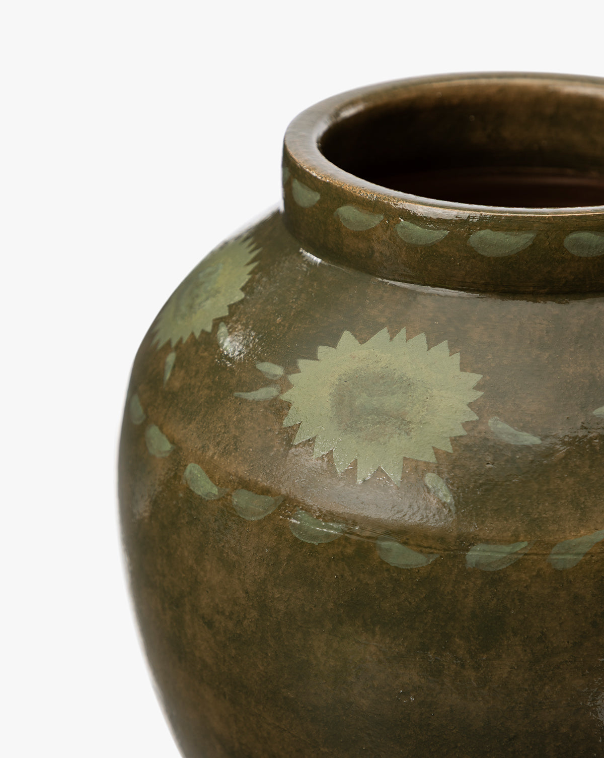 McGee & Co - Tilbury Hand - Painted Terracotta Vase