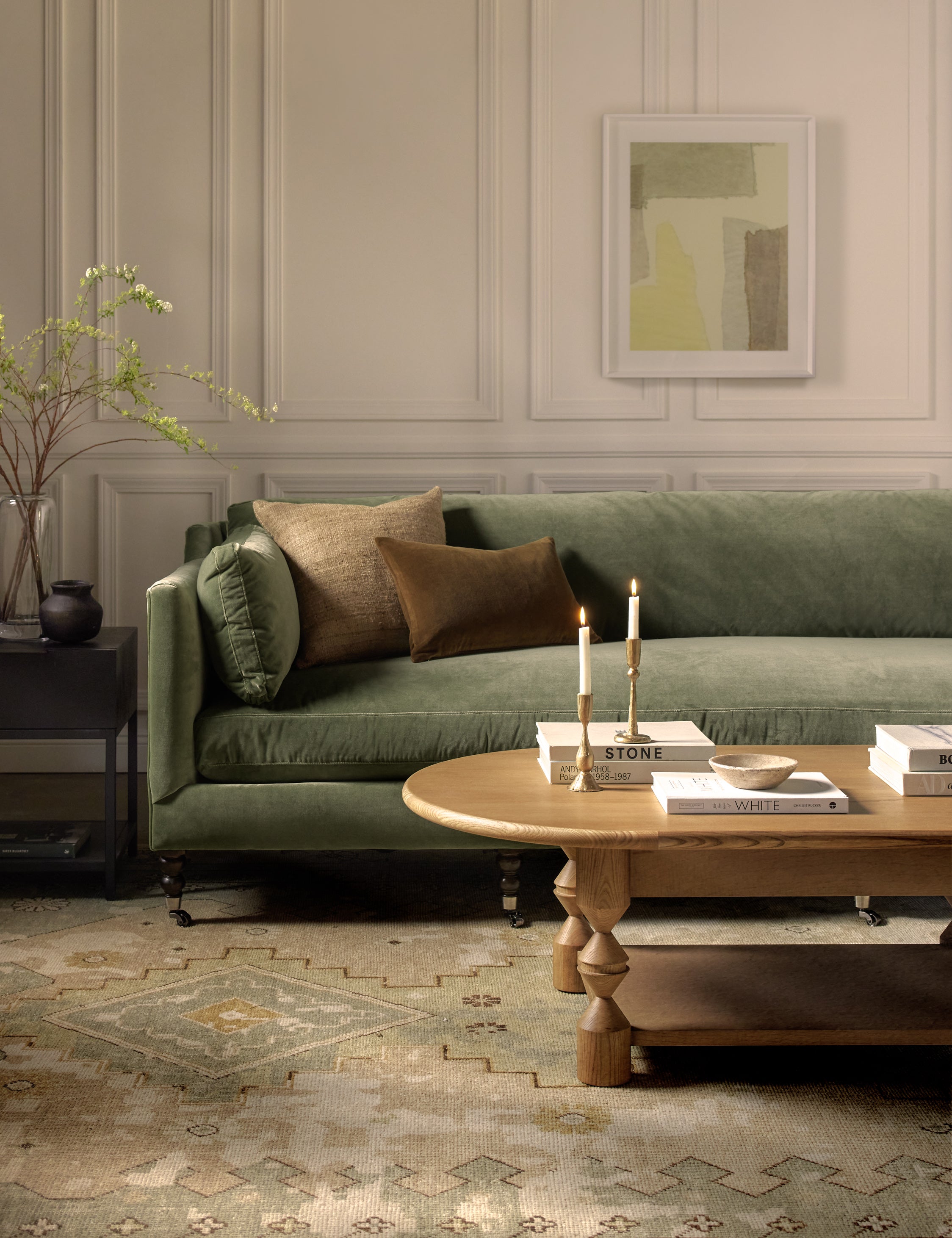 Lulu and Georgia - Topia Oval Coffee Table by Ginny Macdonald