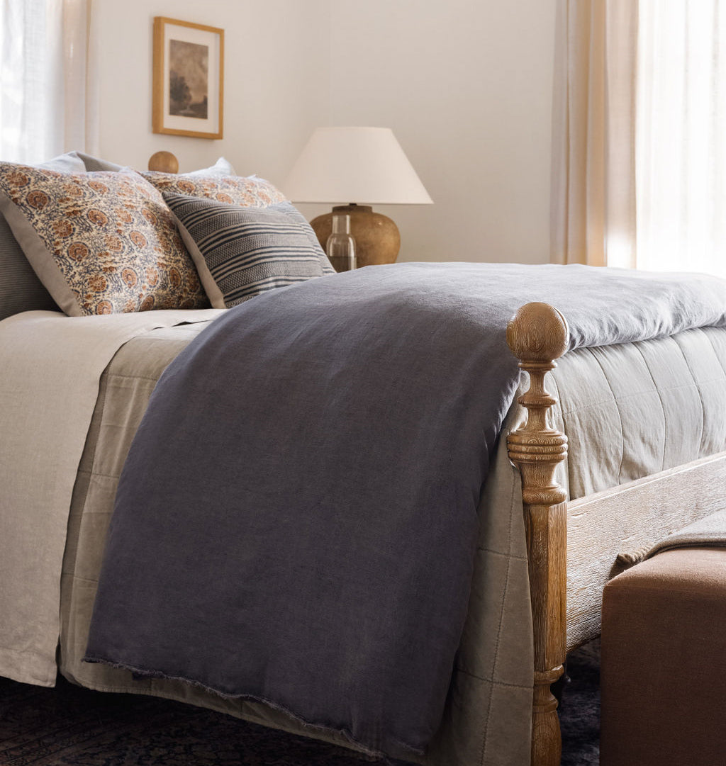 Amber Interiors - Blair Linen Duvet Cover