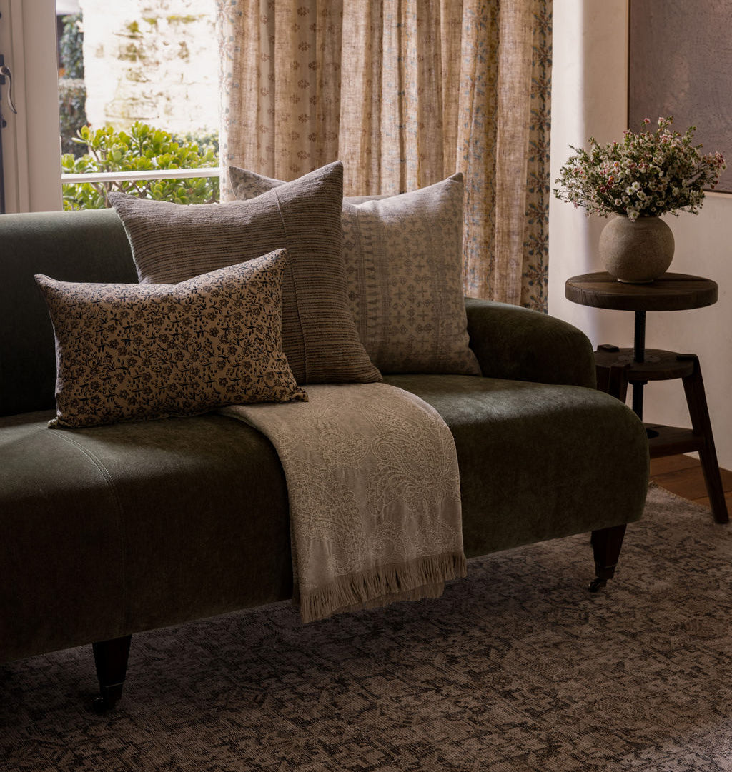 Amber Interiors - Anika Printed Pillow
