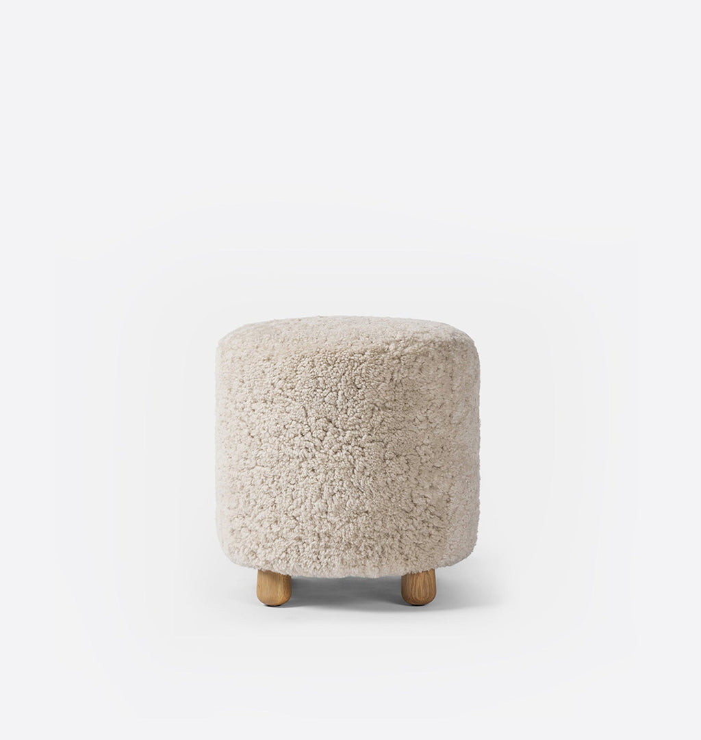 Amber Interiors - Tocho Shearling Footed Stool