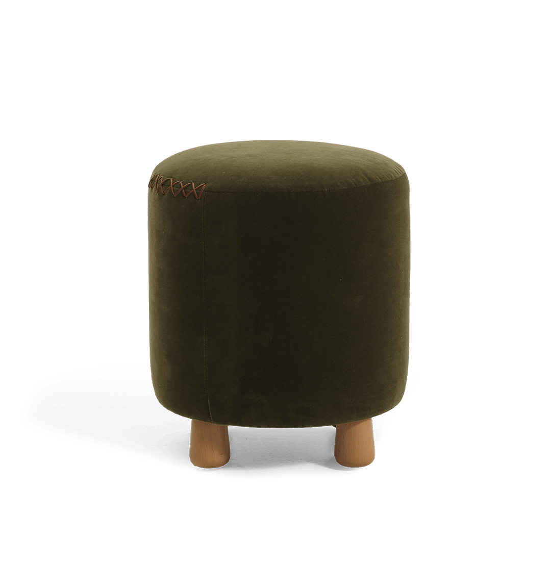 Amber Interiors - Topanga Footed Stool