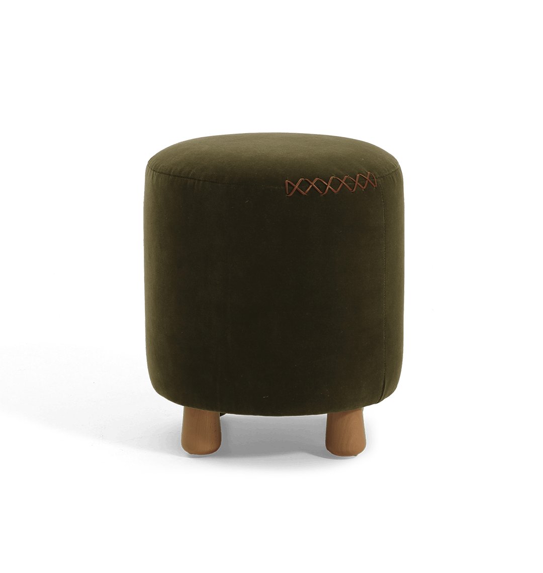 Amber Interiors - Topanga Footed Stool