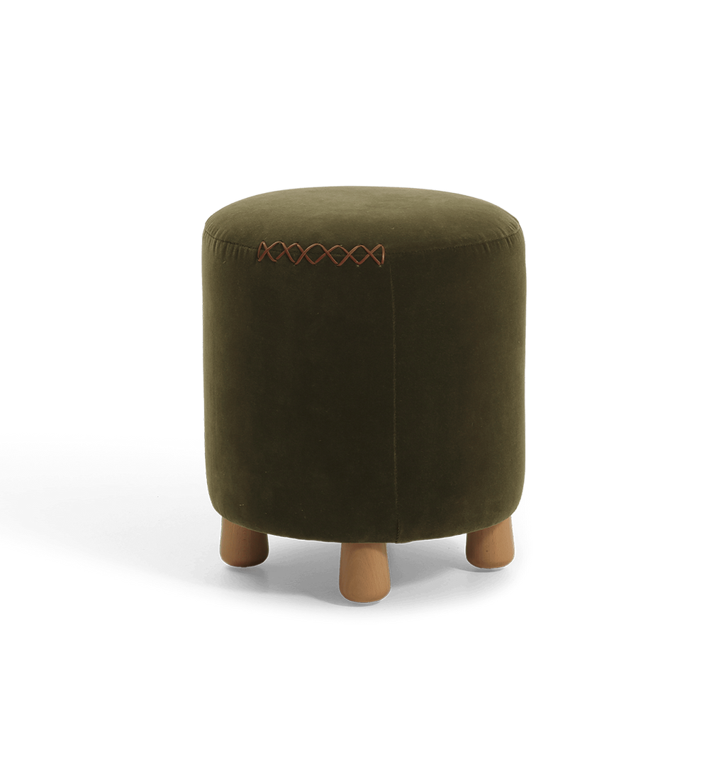 Amber Interiors - Topanga Footed Stool