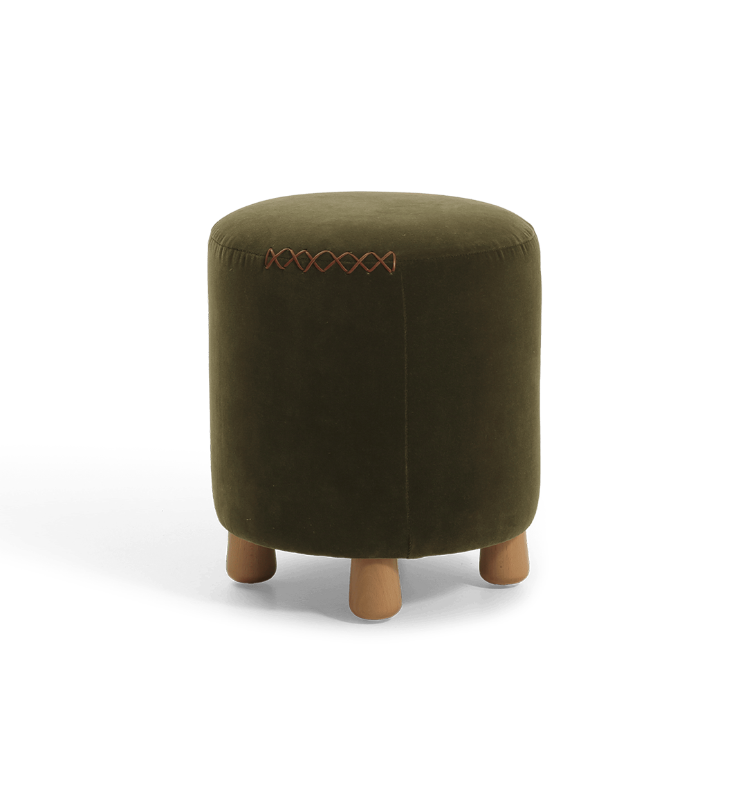 Amber Interiors - Topanga Footed Stool