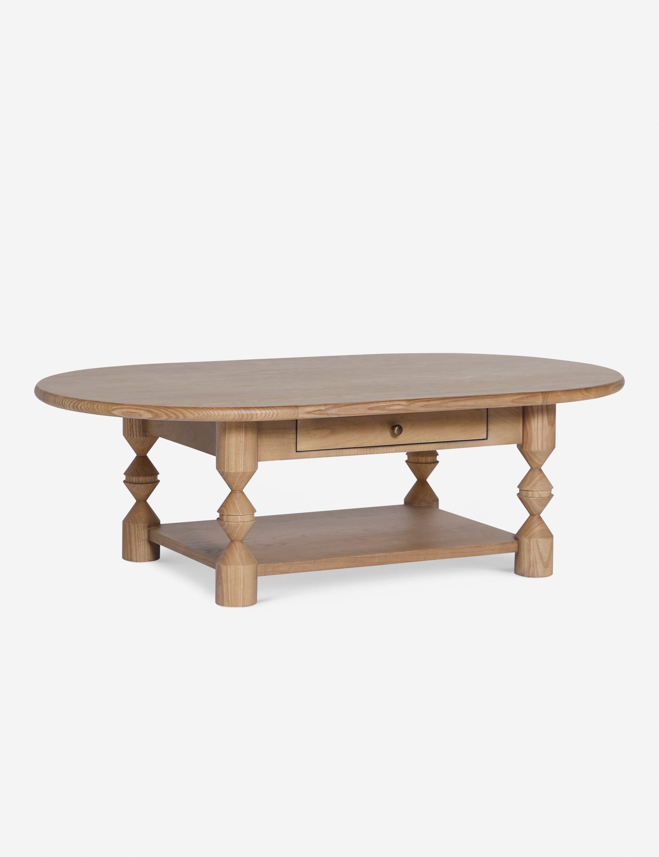Lulu and Georgia - Topia Oval Coffee Table by Ginny Macdonald