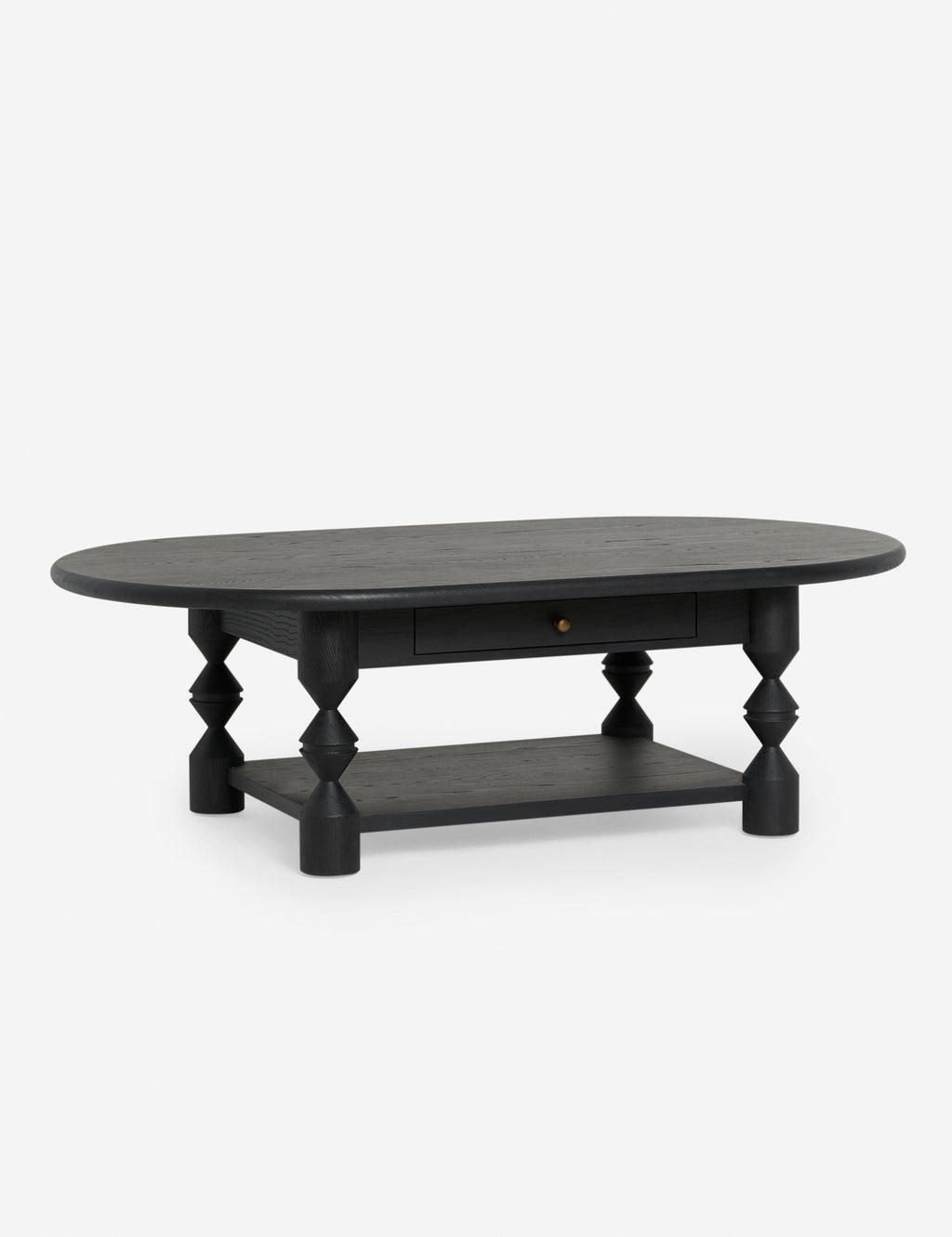 Lulu and Georgia - Topia Oval Coffee Table by Ginny Macdonald