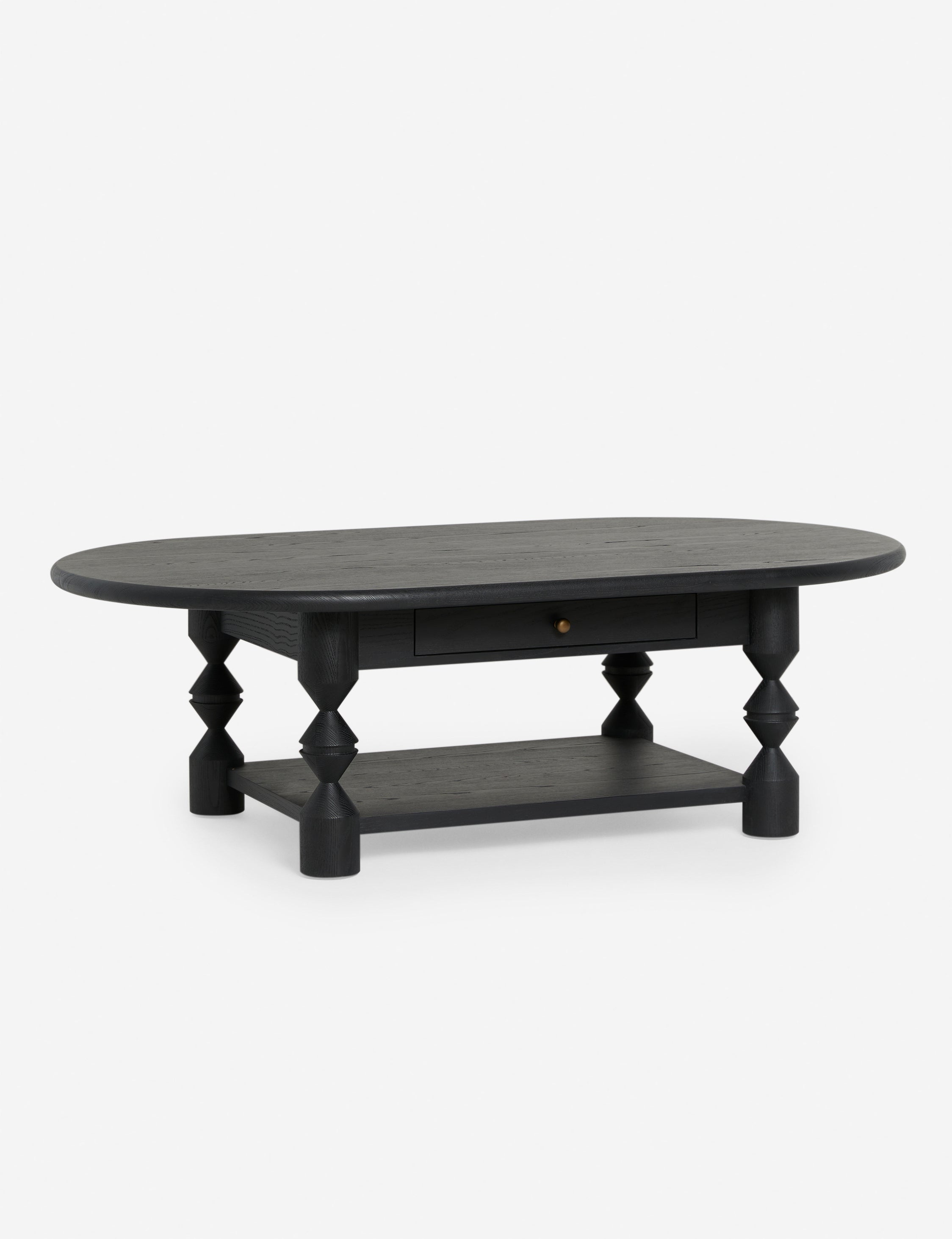 Lulu and Georgia - Topia Oval Coffee Table by Ginny Macdonald