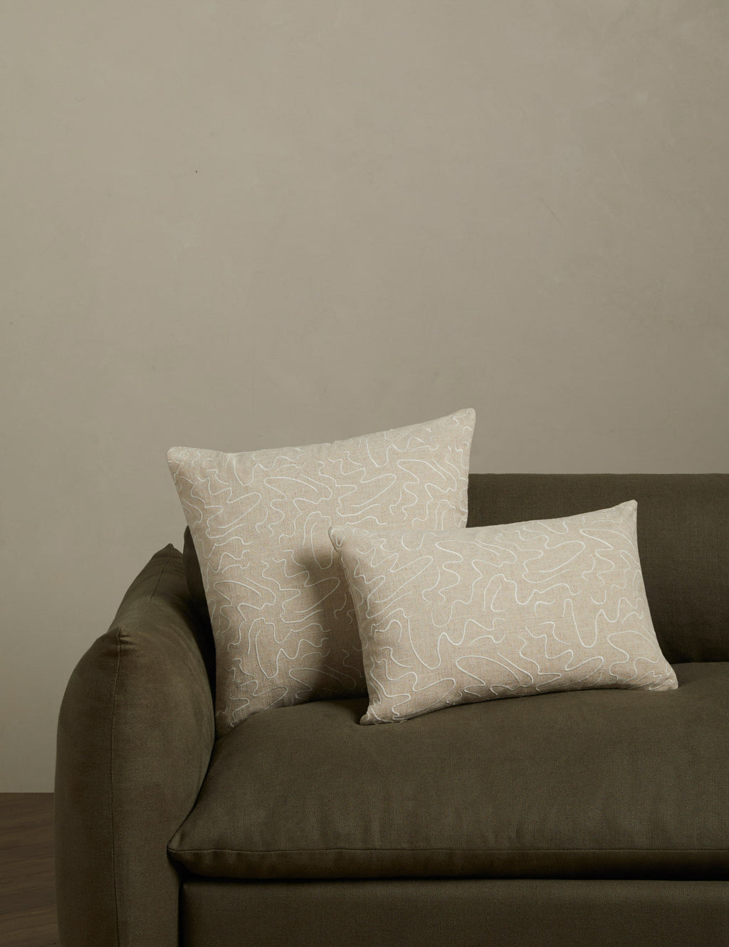 Lulu and Georgia - Topos Embroidered Pillow by Élan Byrd