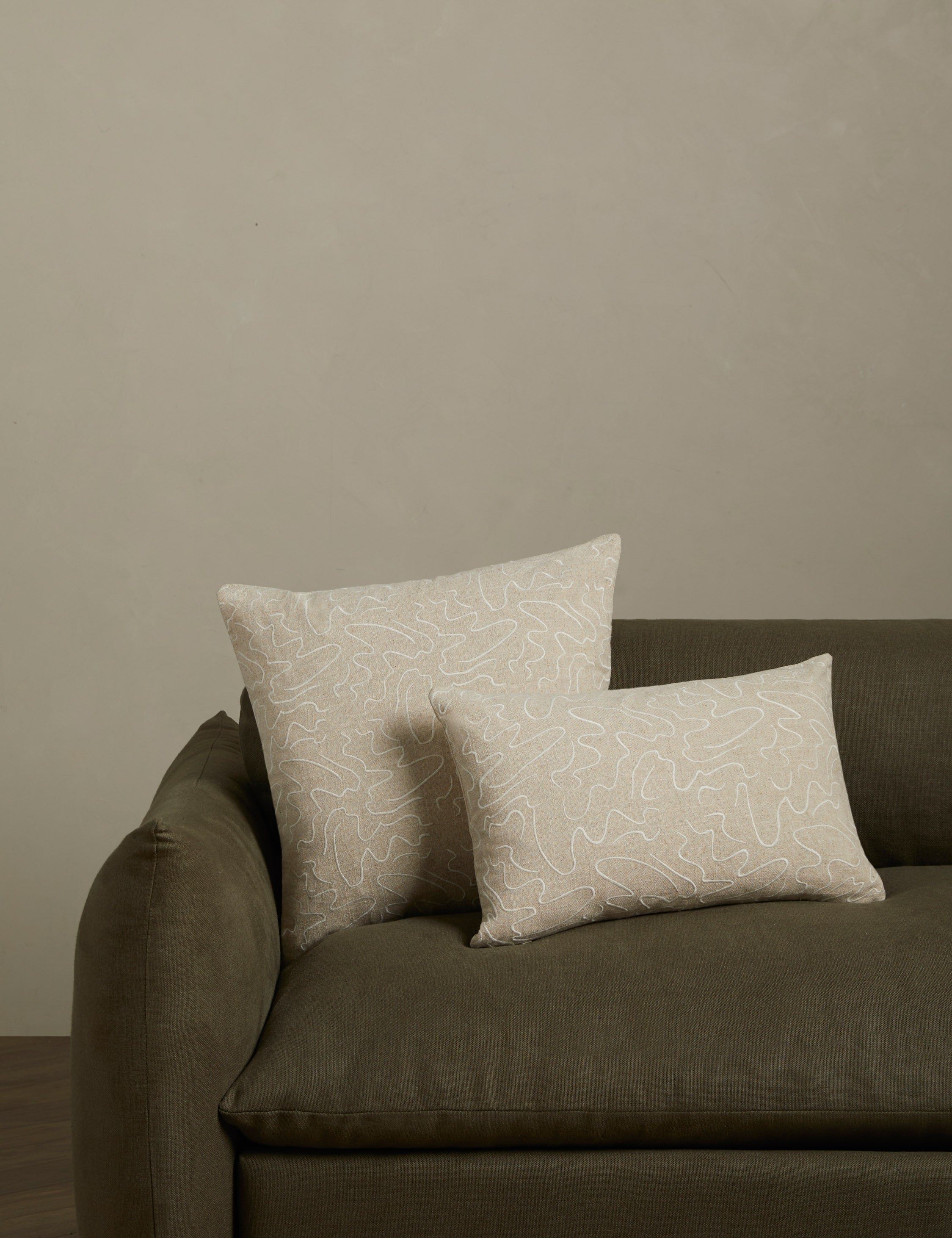 Lulu and Georgia - Topos Embroidered Pillow by Élan Byrd