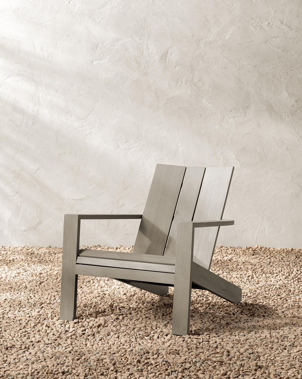 McGee & Co - Triby Gray Teak Outdoor Lounge Chair