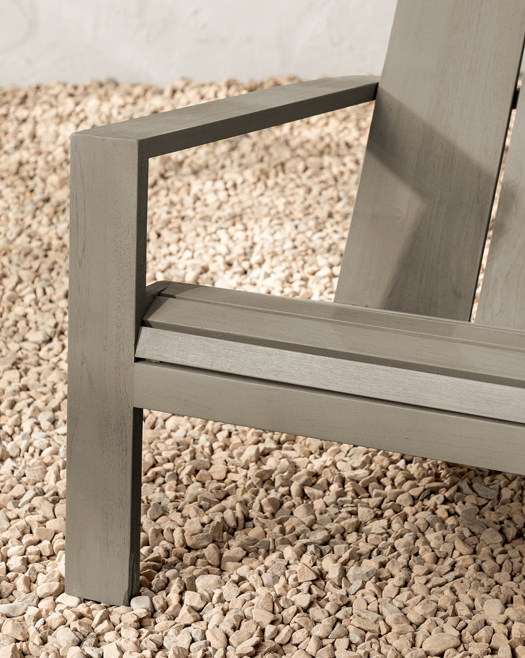McGee & Co - Triby Gray Teak Outdoor Lounge Chair