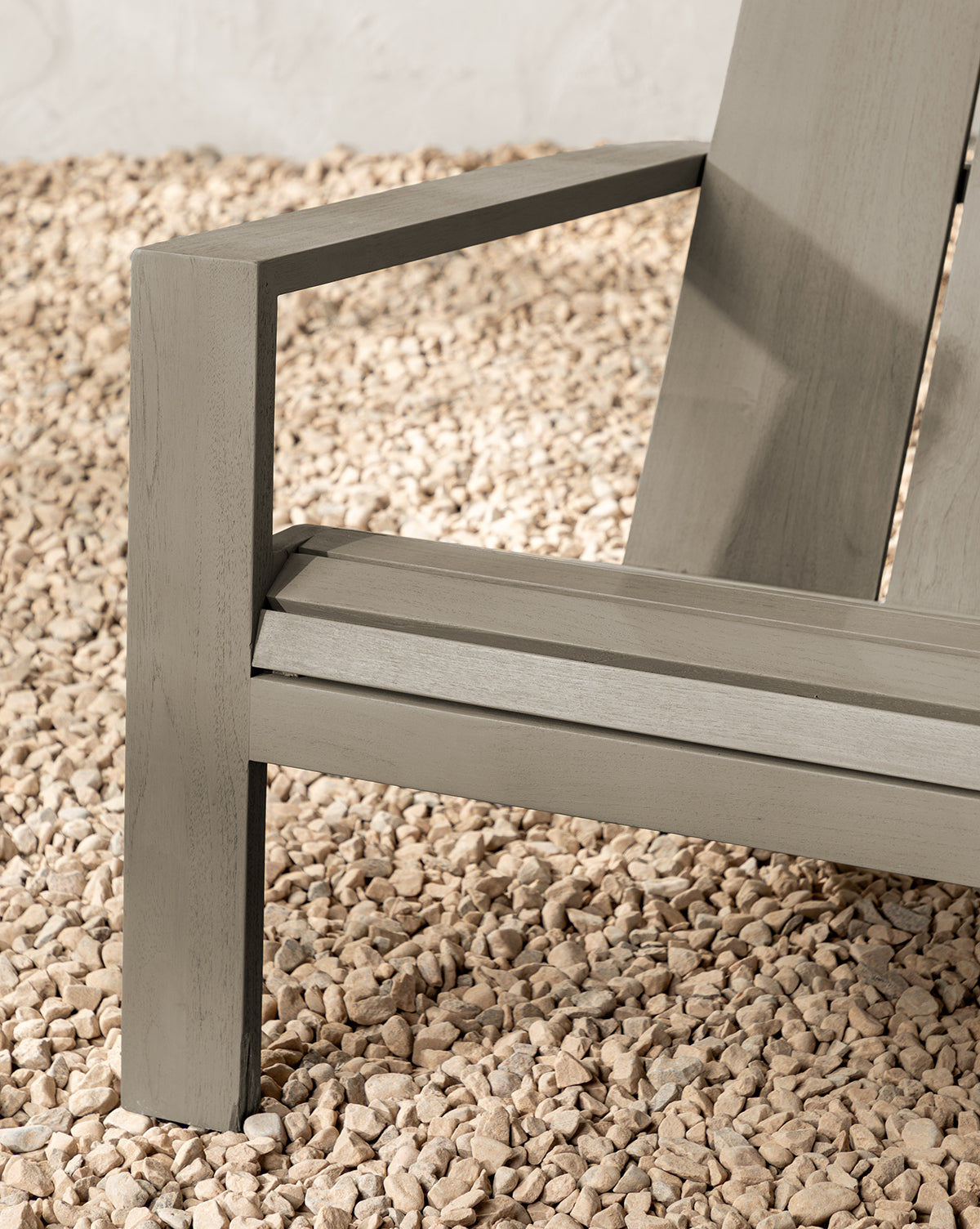 McGee & Co - Triby Gray Teak Outdoor Lounge Chair