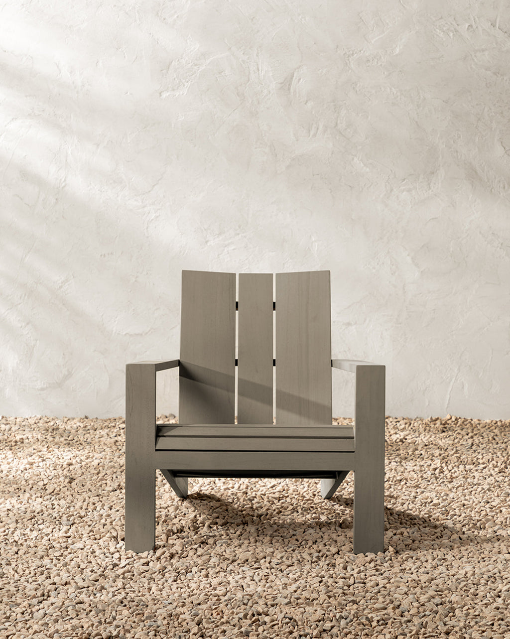 McGee & Co - Triby Gray Teak Outdoor Lounge Chair