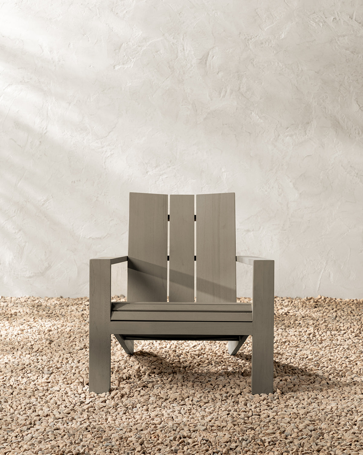 McGee & Co - Triby Gray Teak Outdoor Lounge Chair