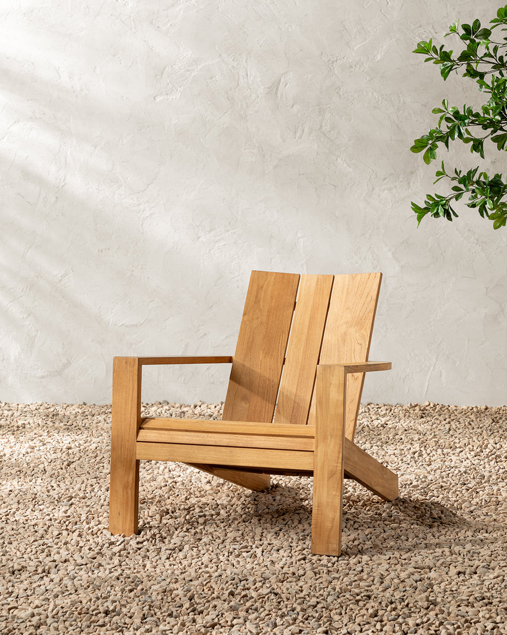 McGee & Co - Triby Teak Outdoor Lounge Chair