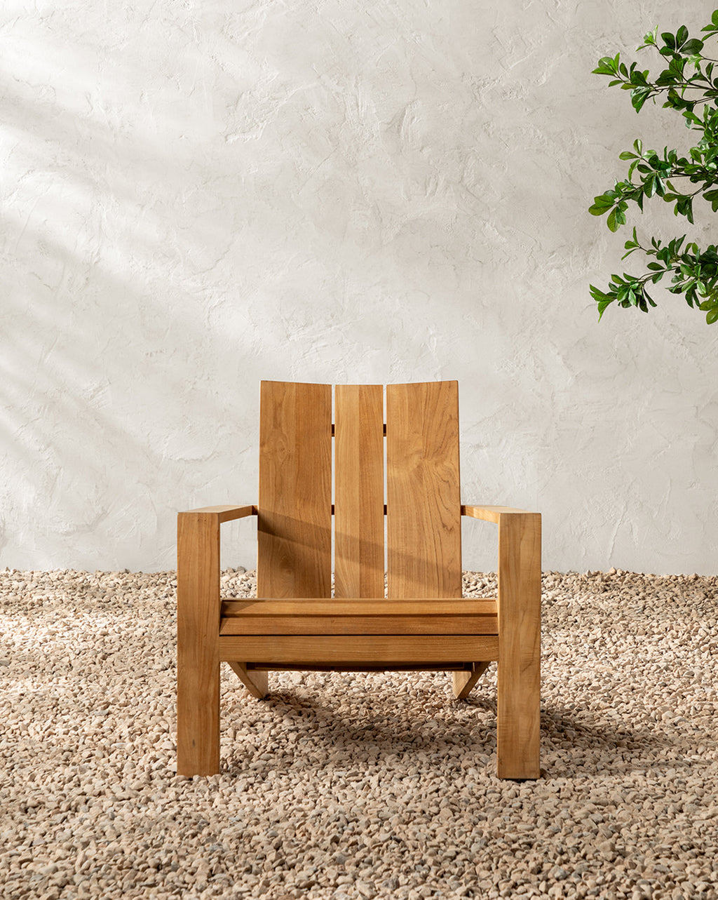 McGee & Co - Triby Teak Outdoor Lounge Chair