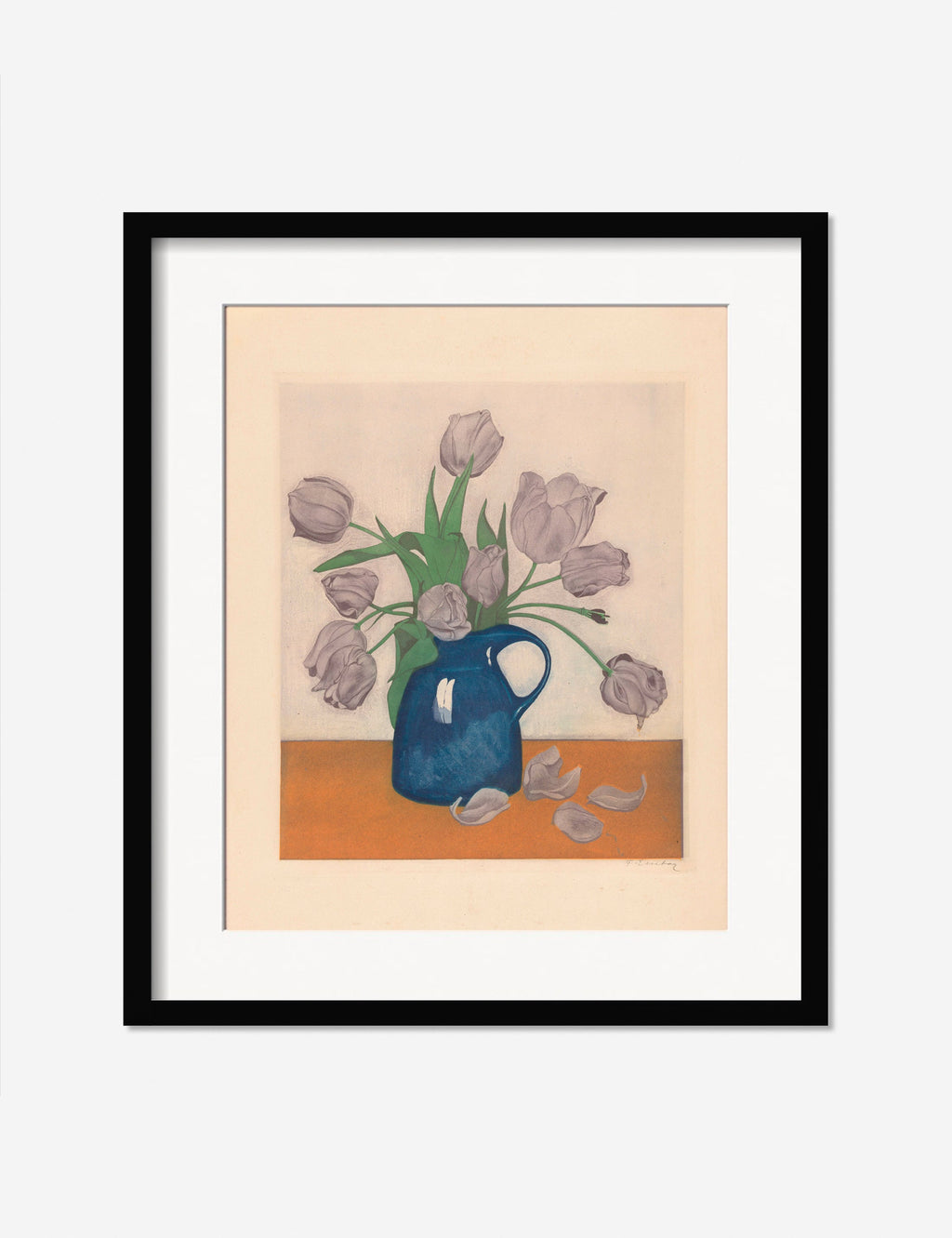 Lulu and Georgia - Tulips in a Pitcher Print by Frans Everbag