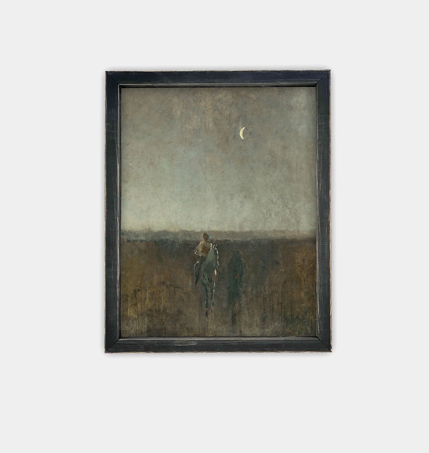 Amber Interiors - Twilight Rider Framed Print