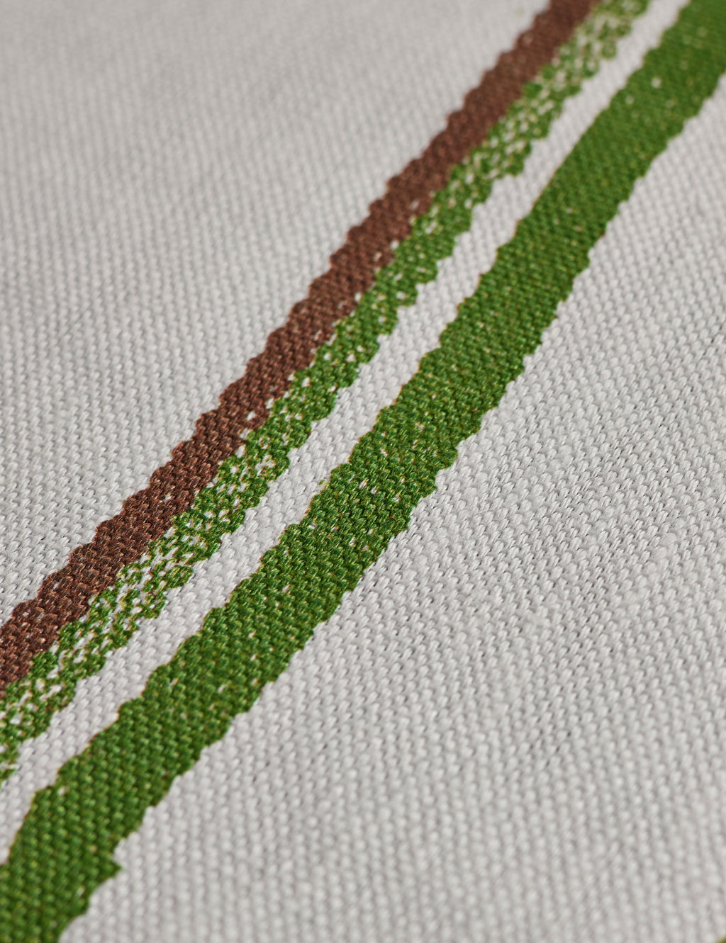 Lulu and Georgia - Two Tone Stripe Linen Fabric by Nathan Turner